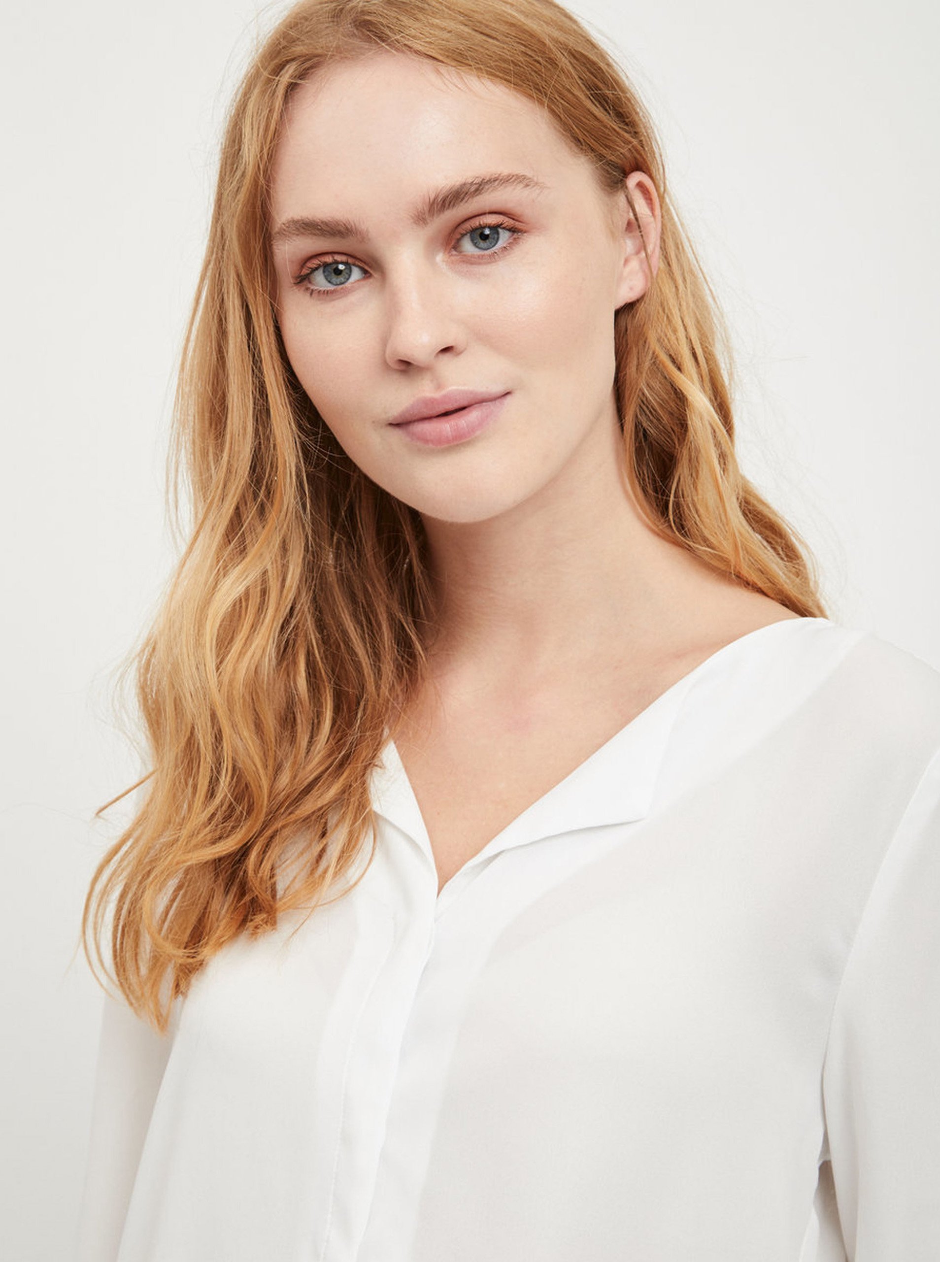 Camasa asimetrica crem VILA Lucy