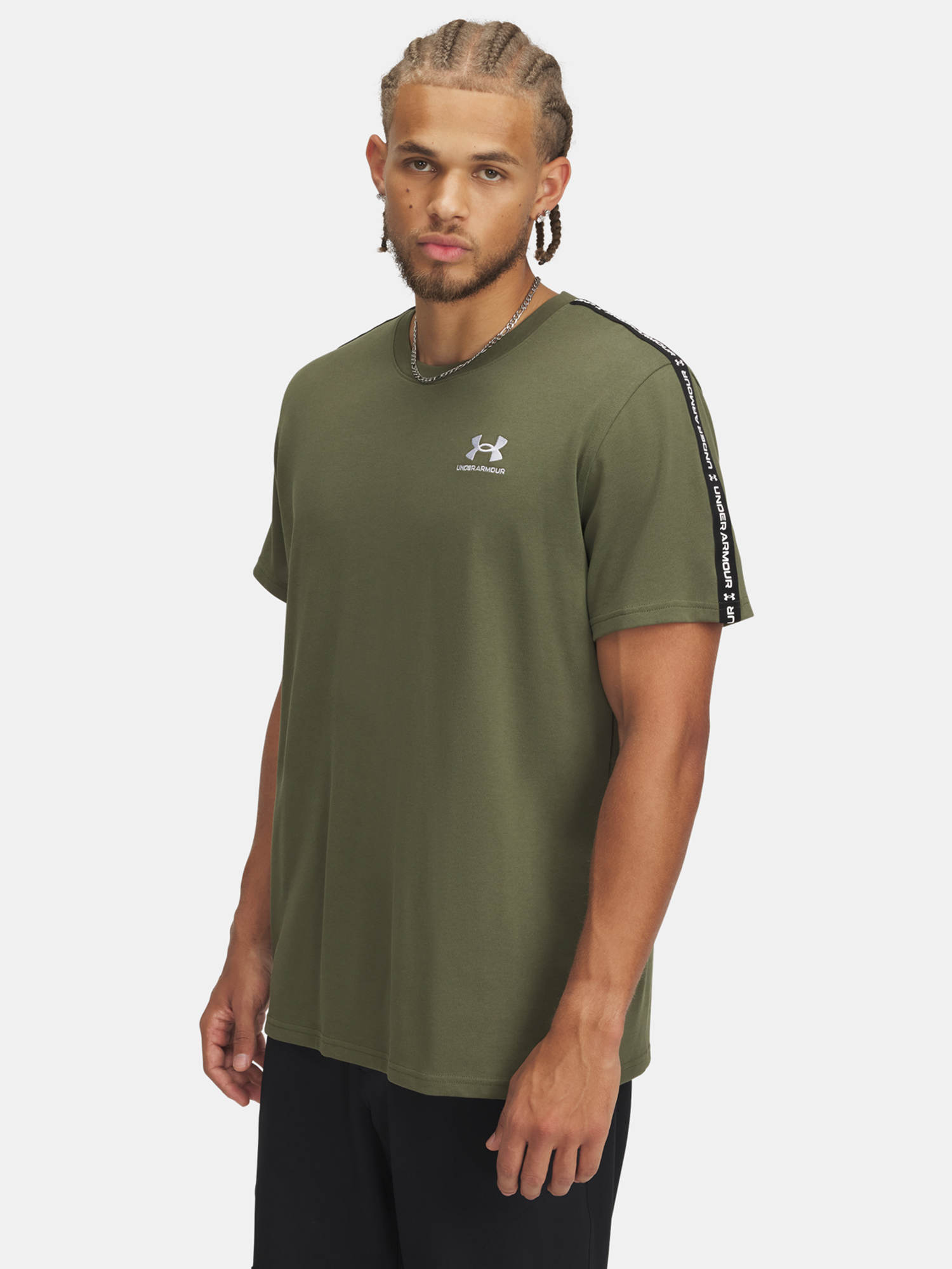 Men's T-shirt Under Armour UA Icon HWT Tee Taping - Men's