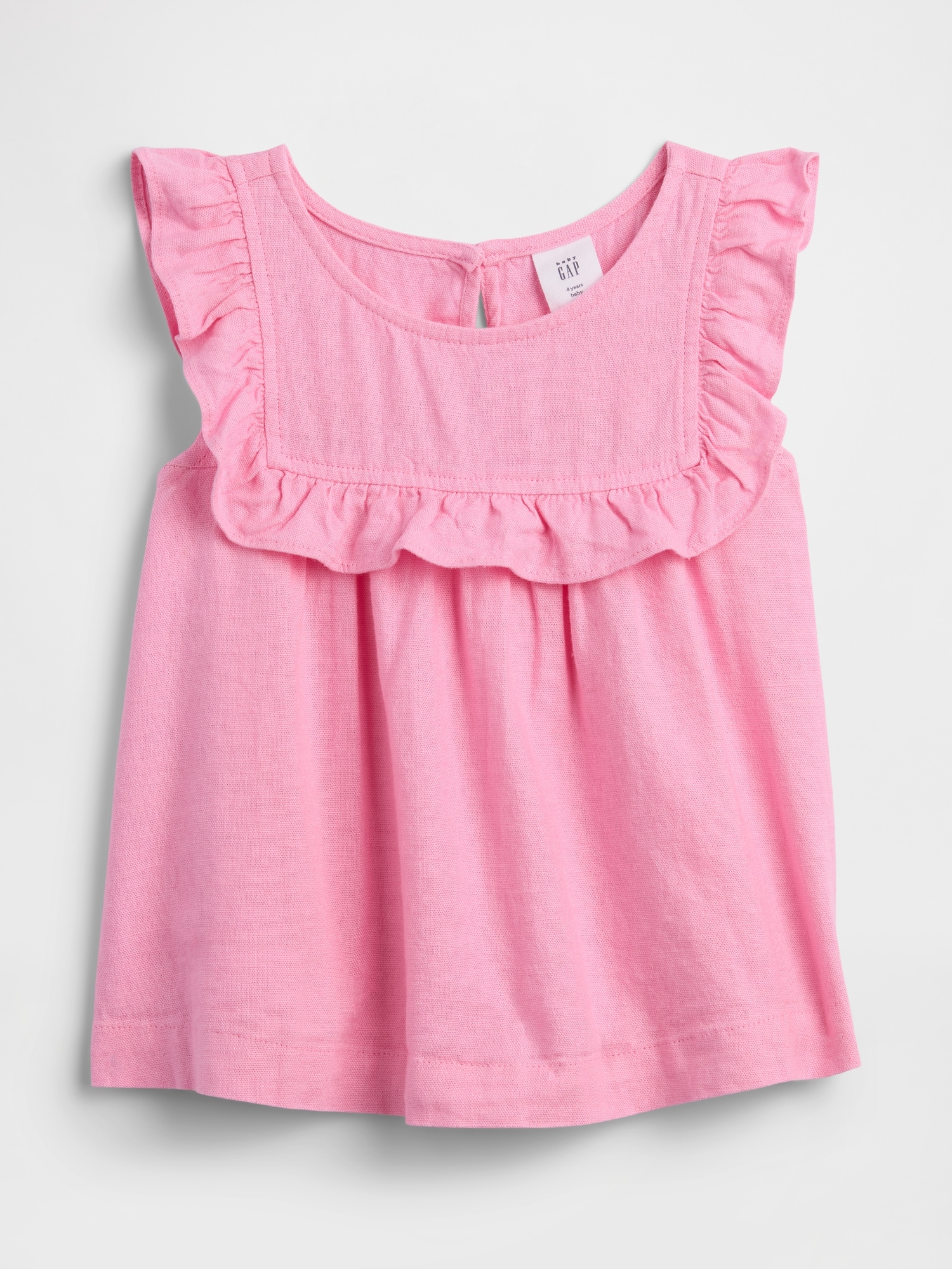 Детска ленена рокля GAP