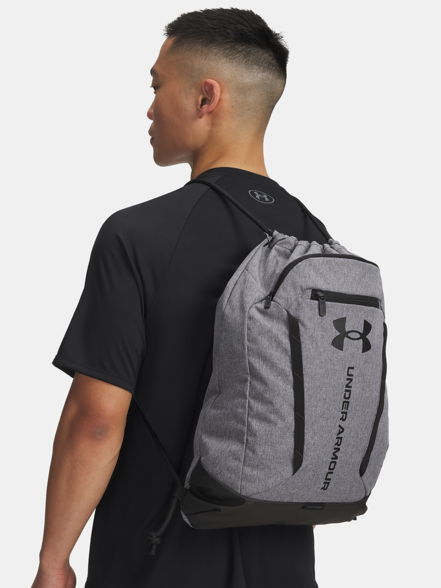 Unisex bag Under Armour UA Hustle Sackpack-GRY - unisex