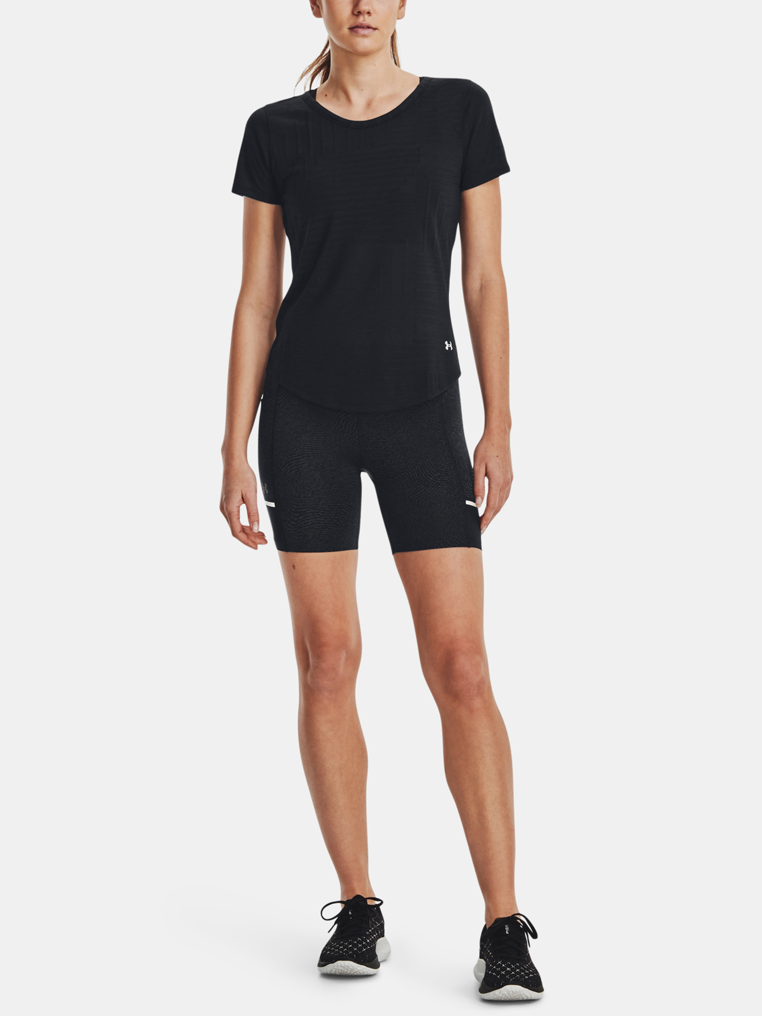 Pantaloni si pantaloni scurti pentru femei Under Armour - negru