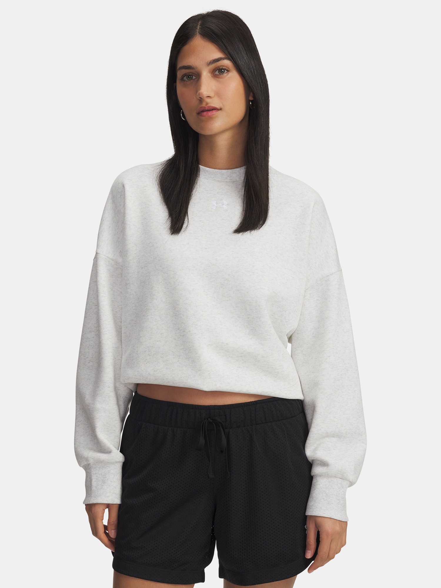 Under Armour UA Rival Fleece OS Crew-GRY Women's Sweatshirt - Women's