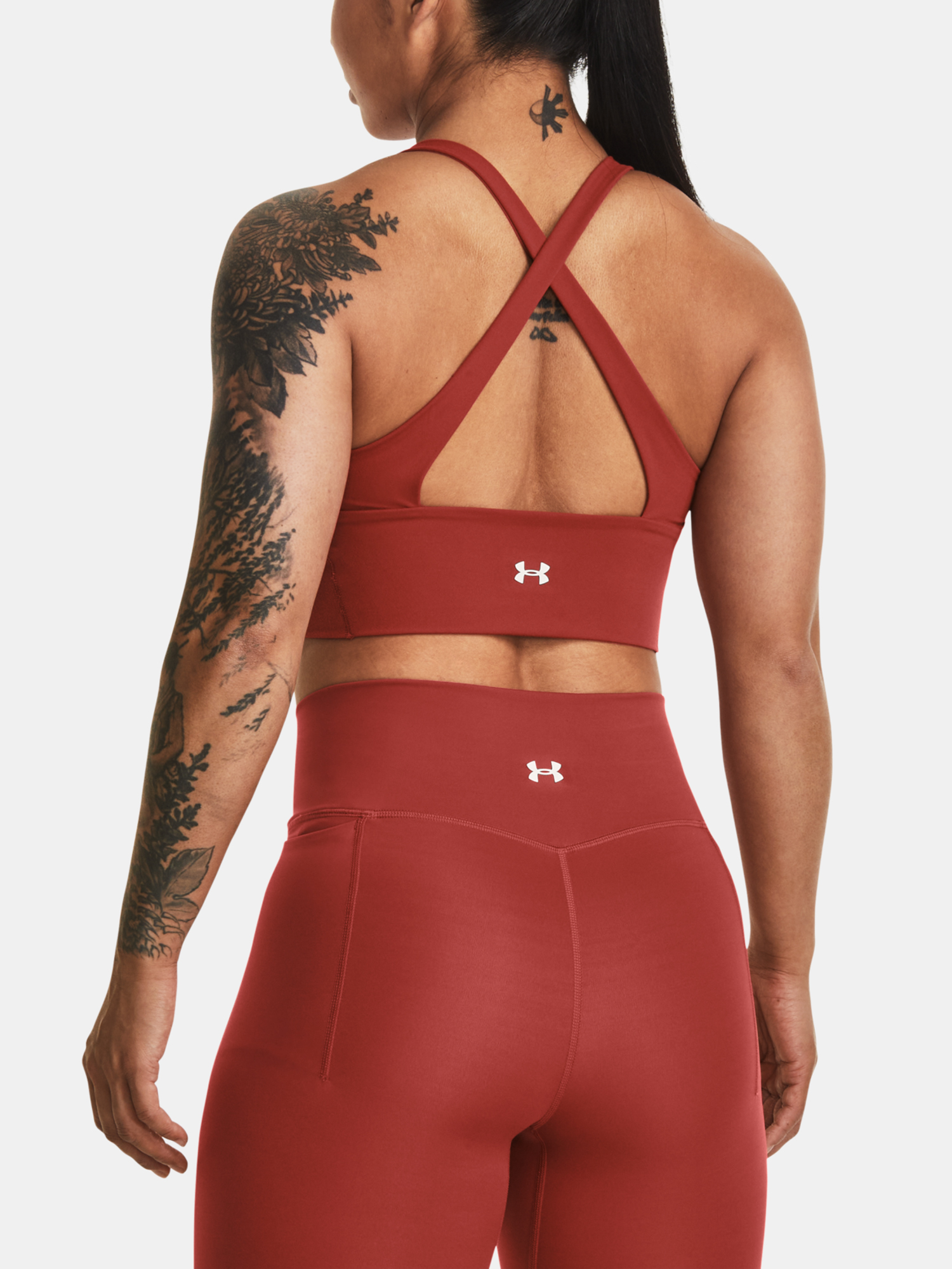 Under Armour Bra Pjt Rck LetsGo Crssover Top-RED - Women&#039;s