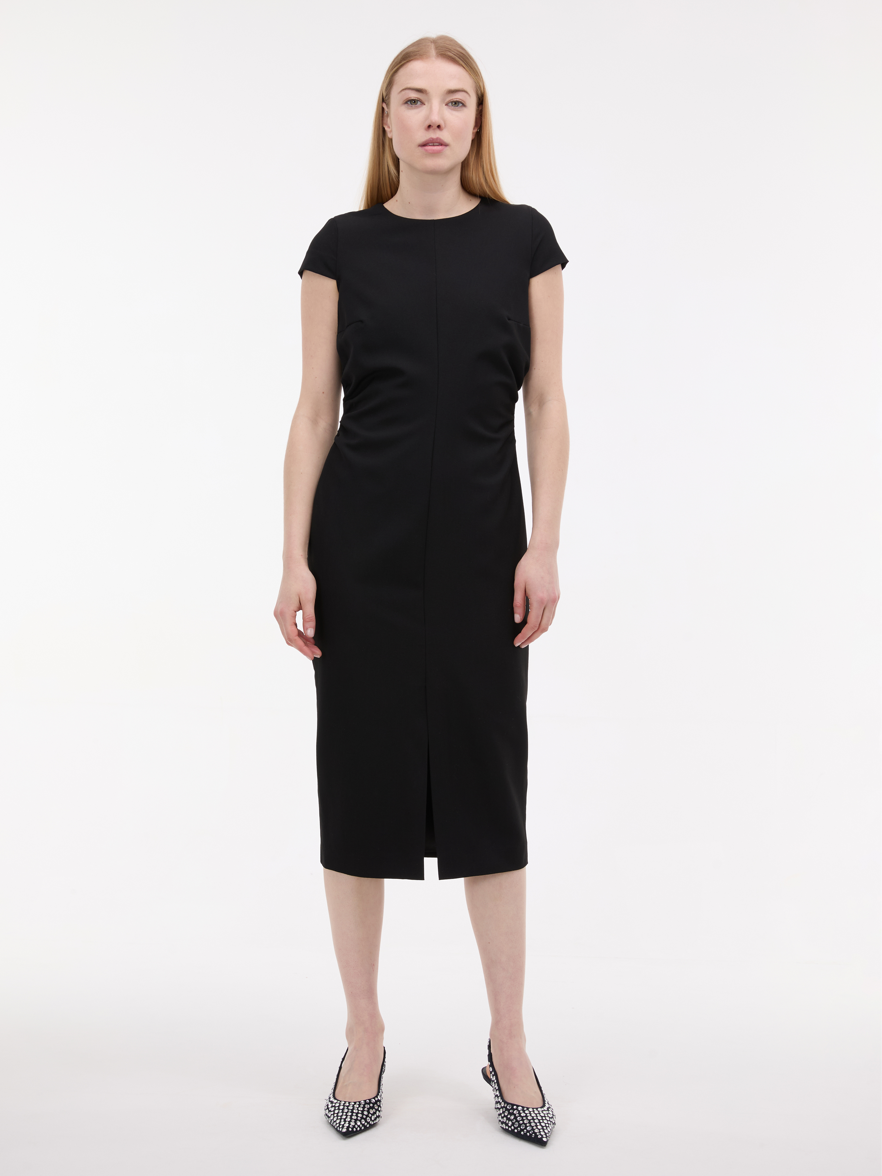 Čierne puzdrové šaty ORSAY