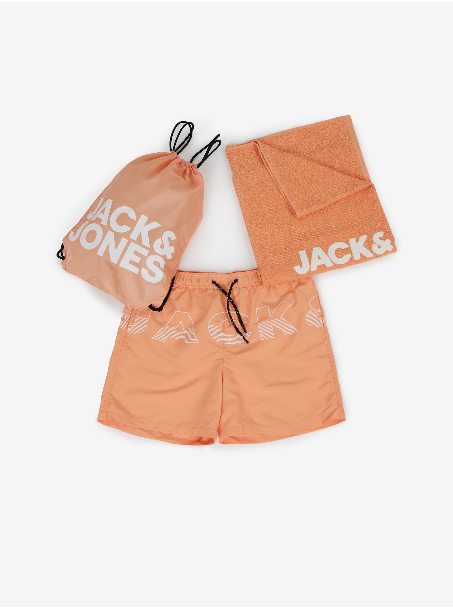 Чоловічі шорти для купання Jack & Jones Towel & Backpack Set