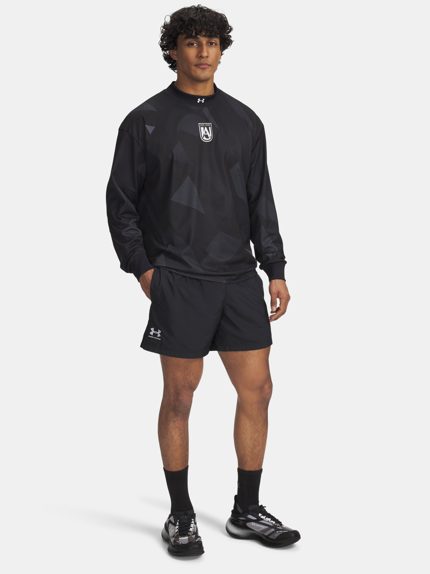 Men's T-shirt Under Armour UA M 96 Terrace Goalie Jsy-BLK - Men's