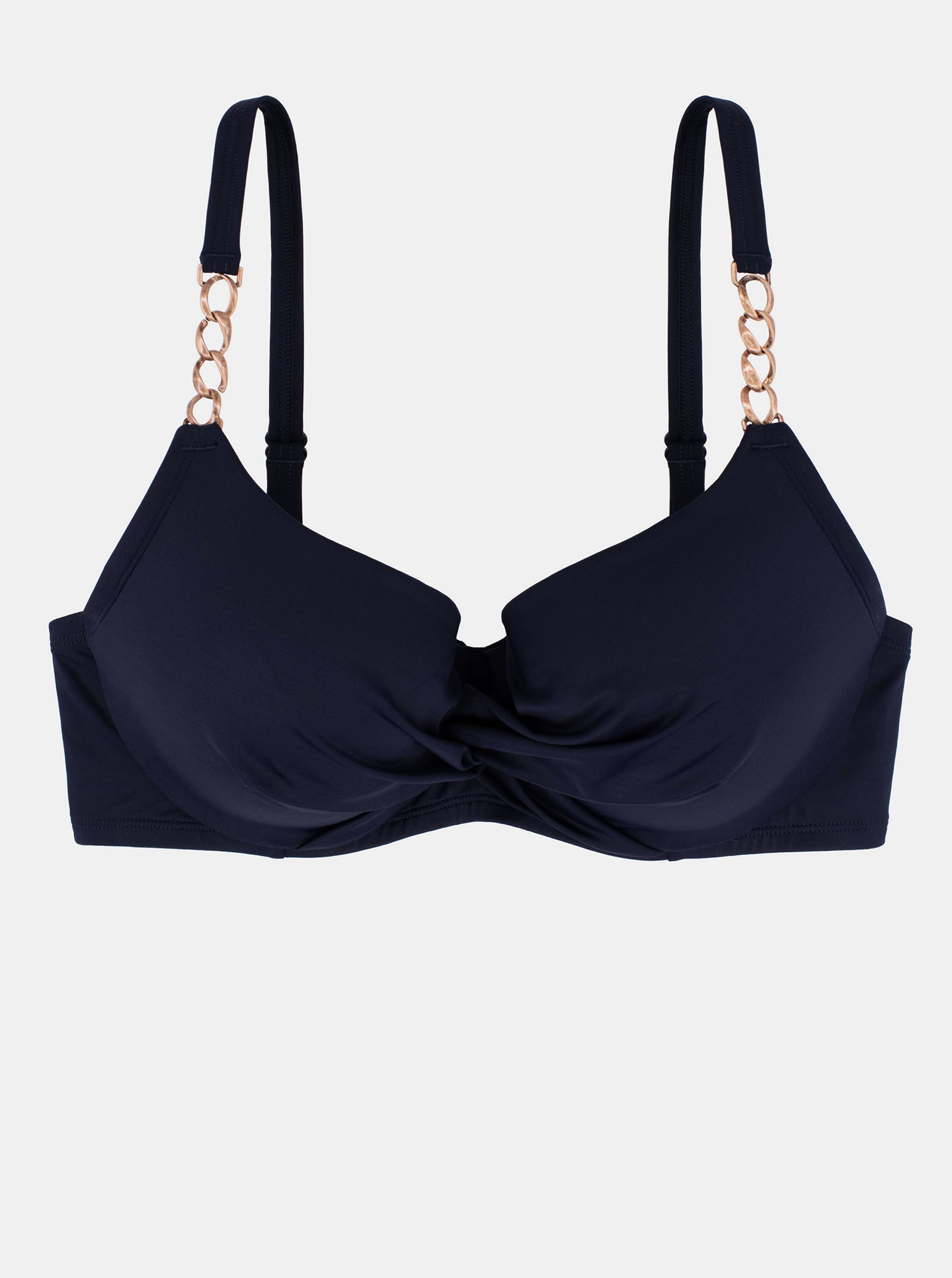 Dark blue swimsuit top DORINA - Women
