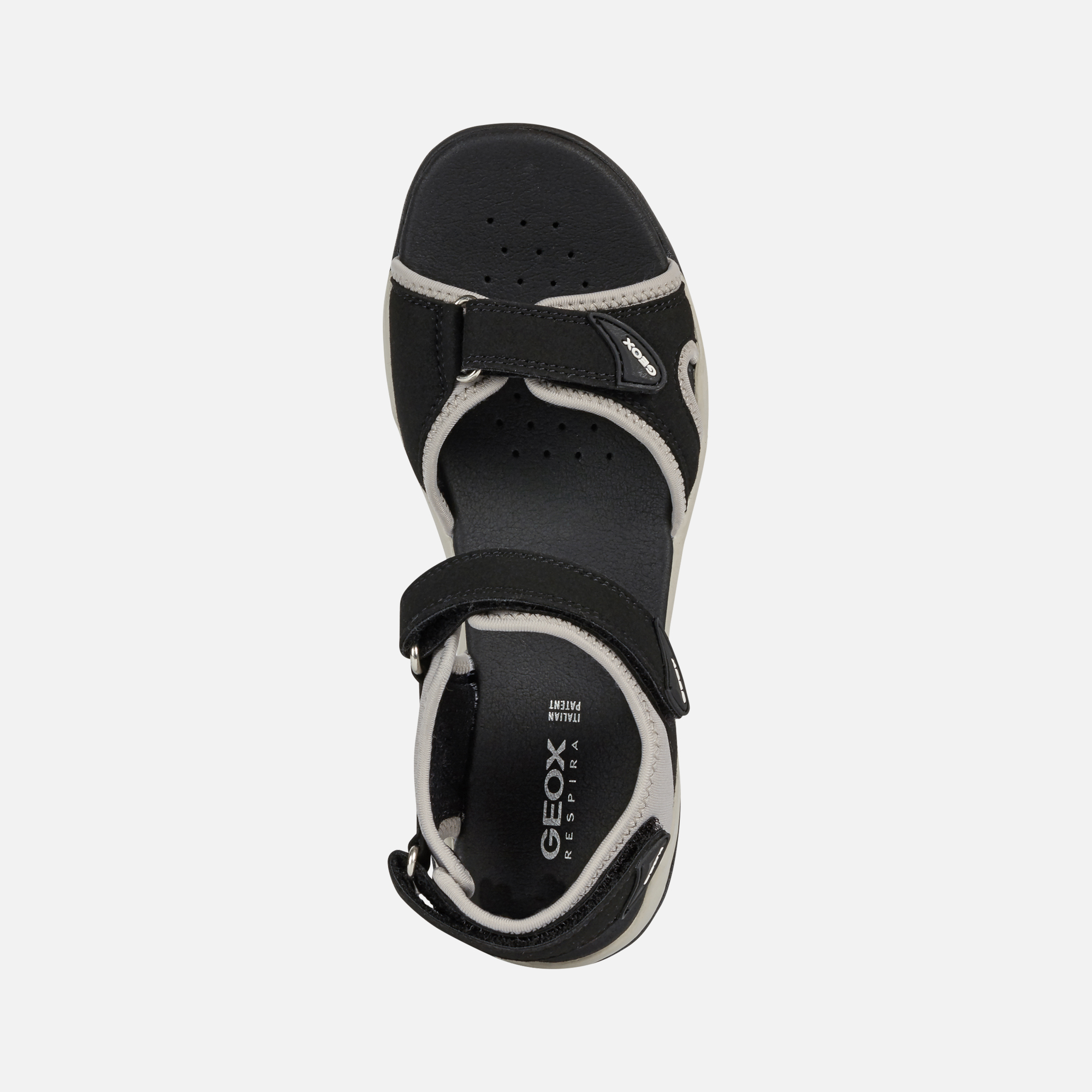 Black women&#039;s sandals Geox Borealis - Women&#039;s