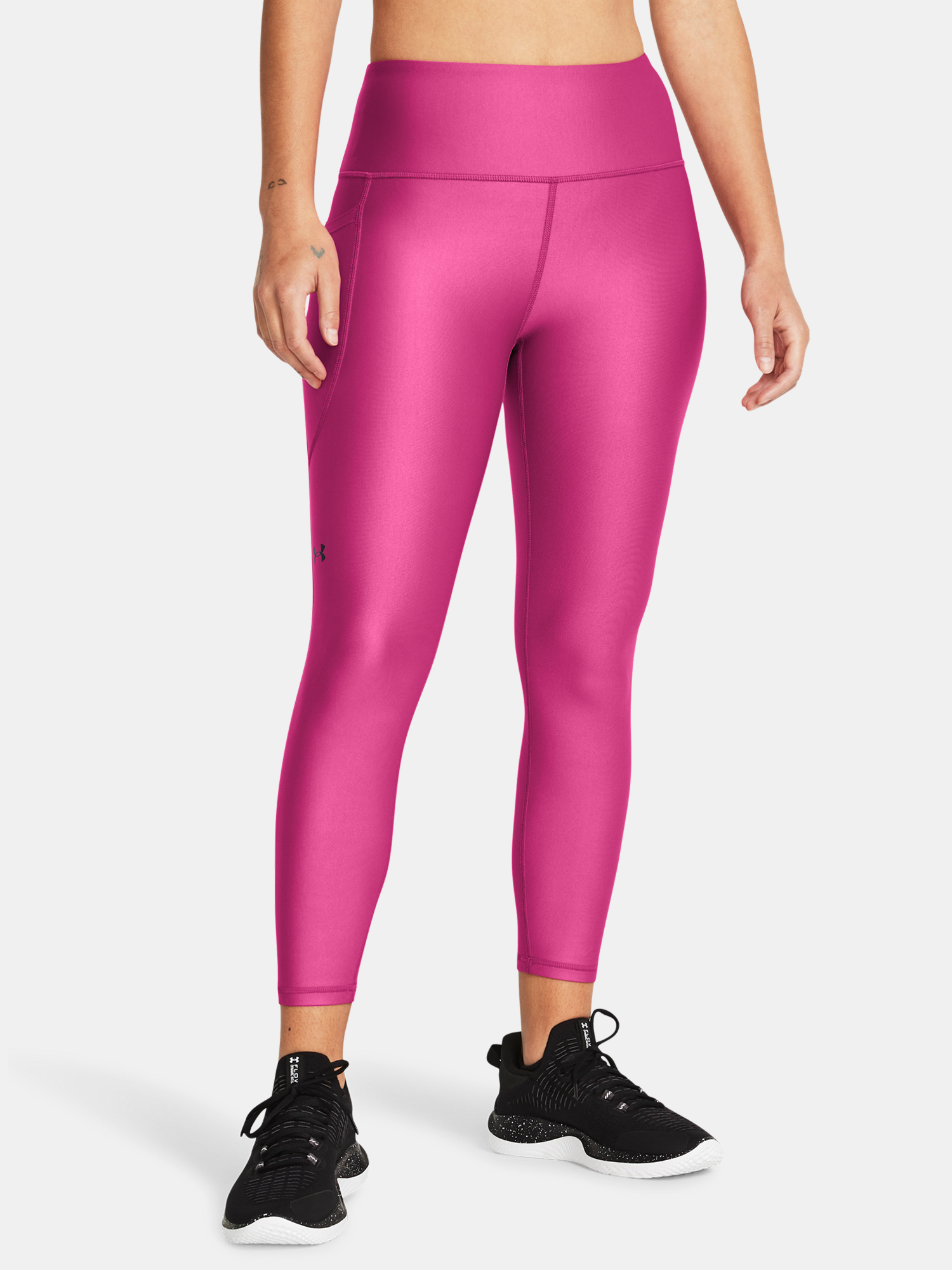 Dámské legíny Under Armour Tech Hi Ankle Leg-PNK - Dámské
