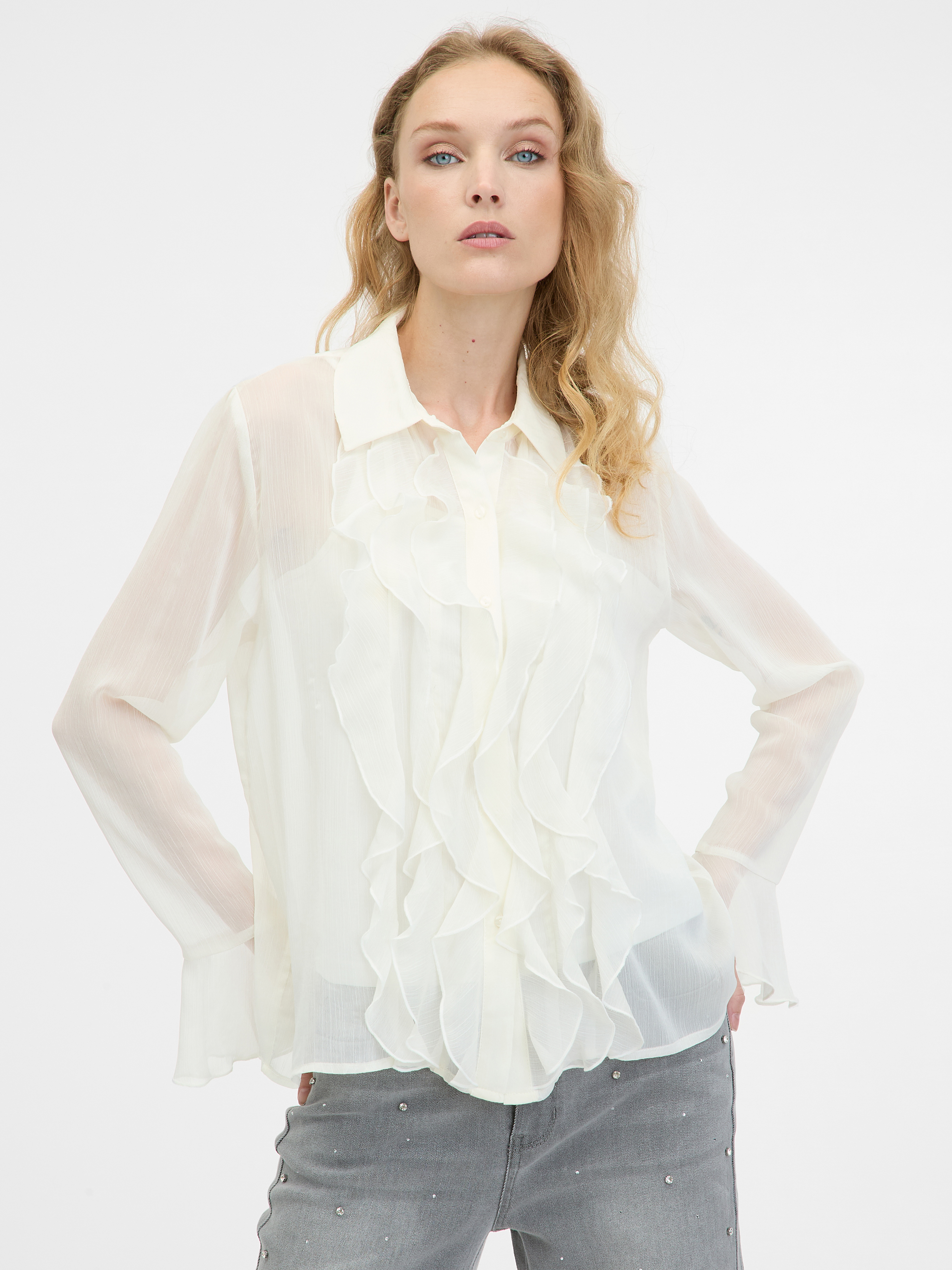 Cream womens blouse ORSAY - Womens