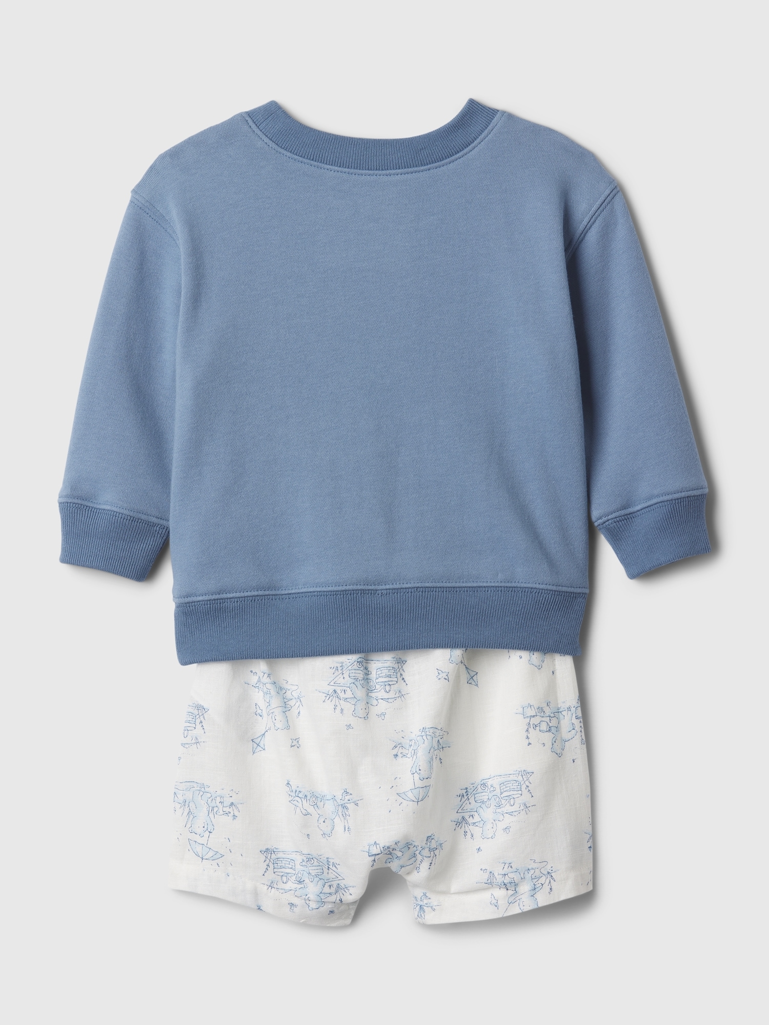 GAP Baby Set Sweatshirt &amp; Shorts - Boys