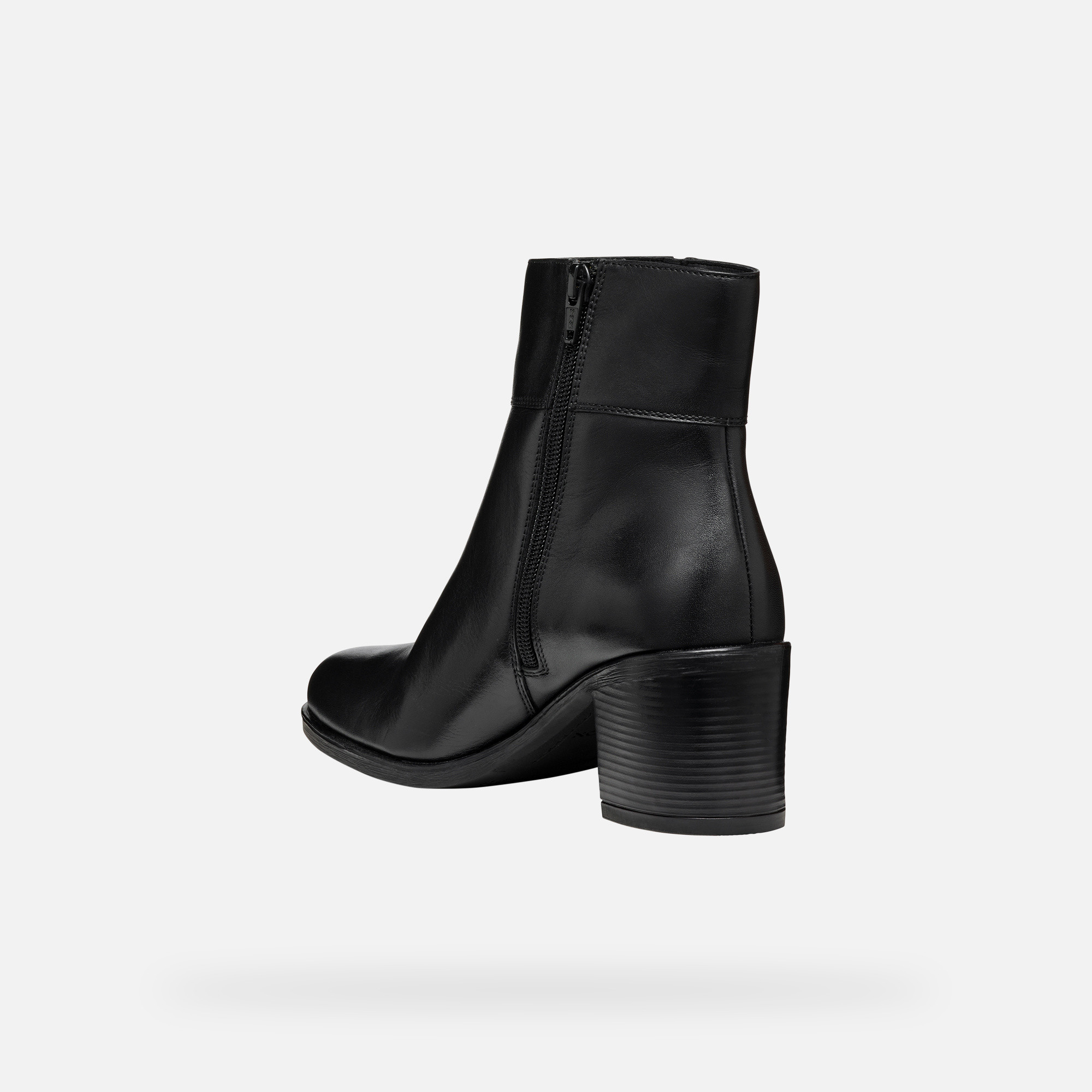 Black Geox New Asheel Women's Ankle Boots - Ladies