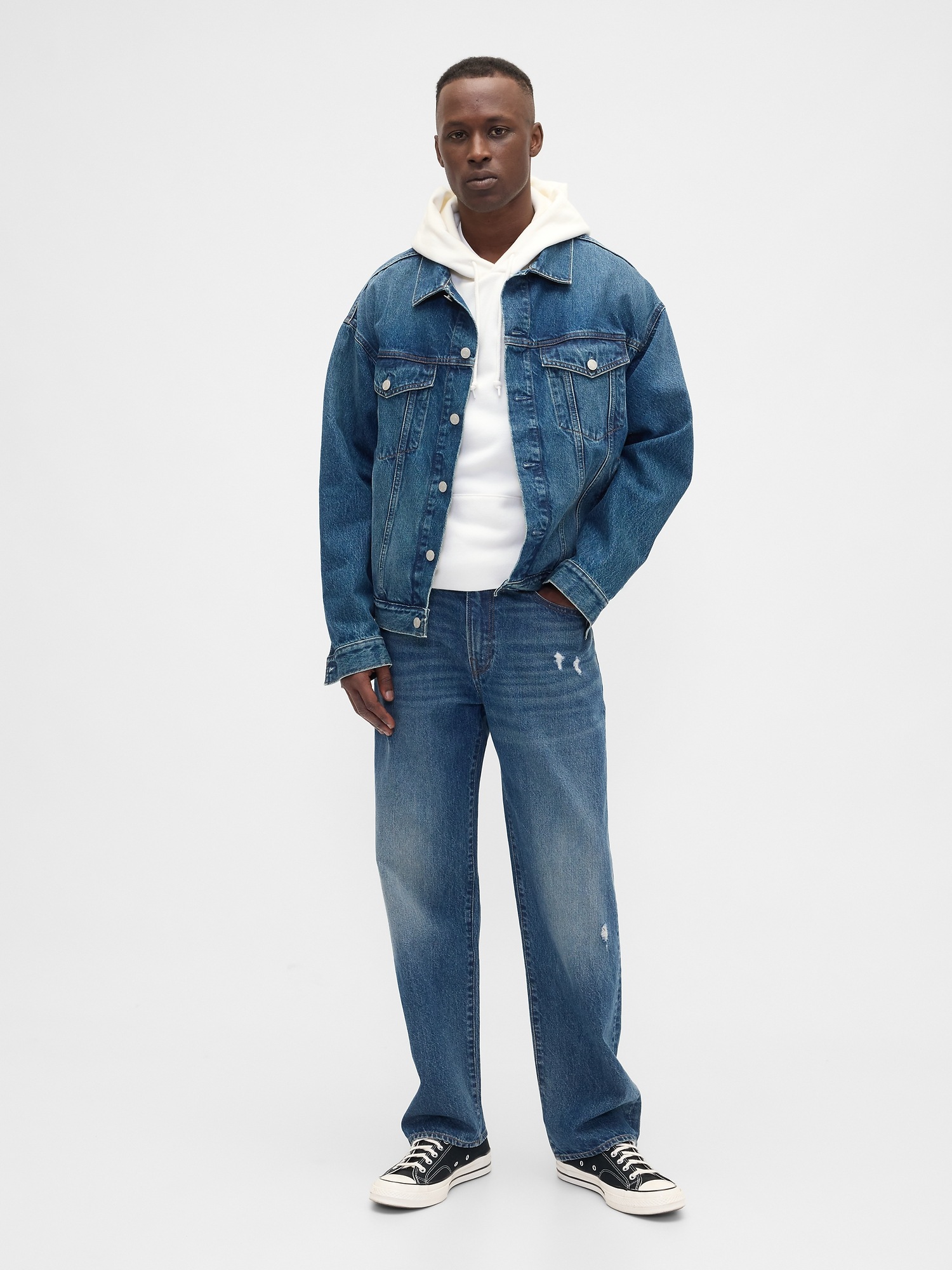 GAP Jeans Distressed Relaxed - Men's
