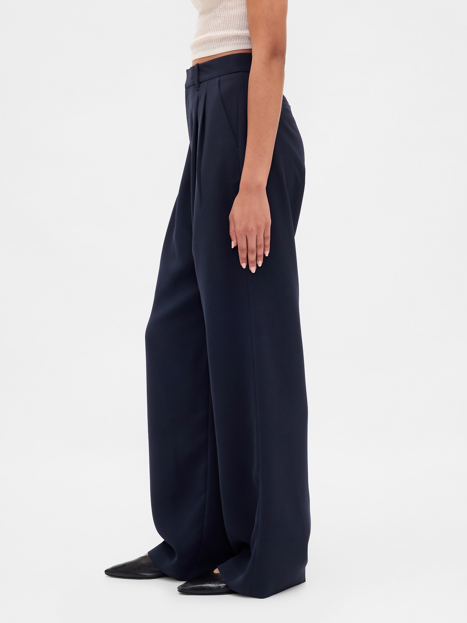 Pantaloni cu talie înaltă pentru femei