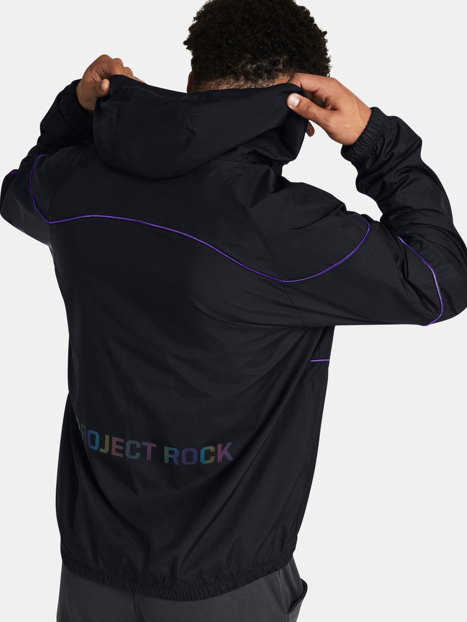 Under Armour Jacket Pjt Rock Anorak Jacket-BLK - Men