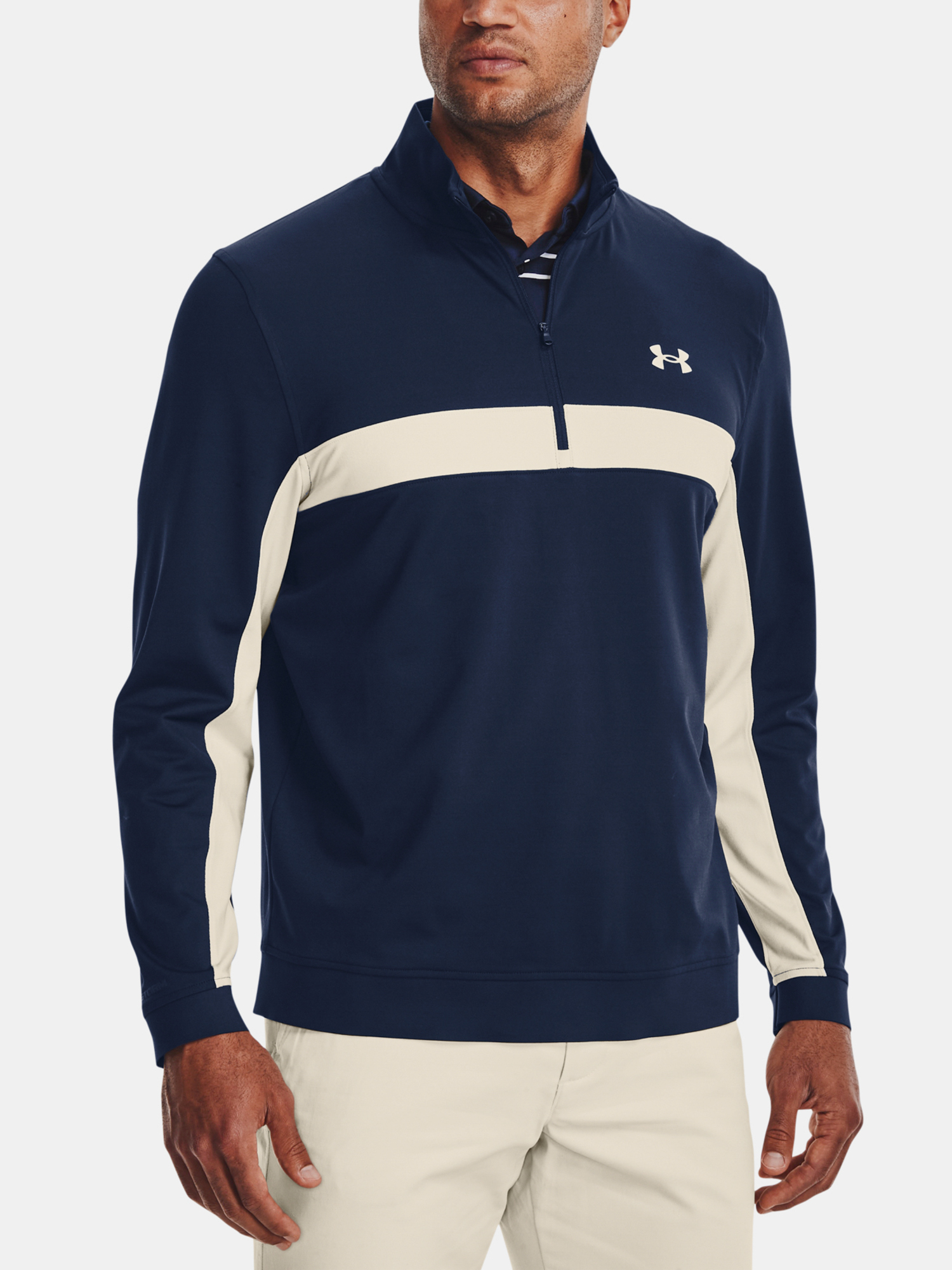 Under Armour Sweatshirt UA Storm Midlayer 1/2 Zip-NVY - Mens