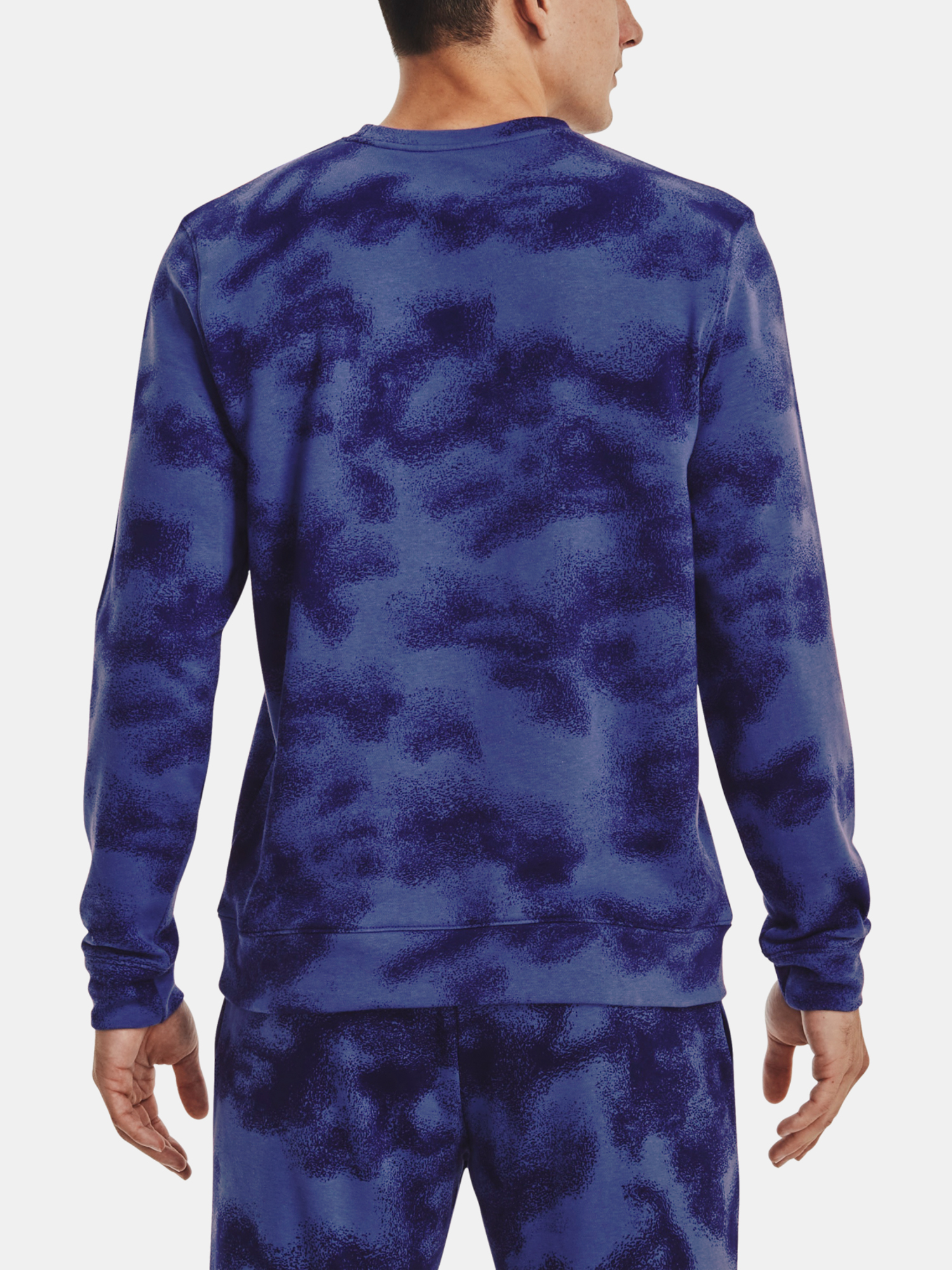 Under Armour Sweatshirt UA Rival Terry Nov Crew-BLU - Men