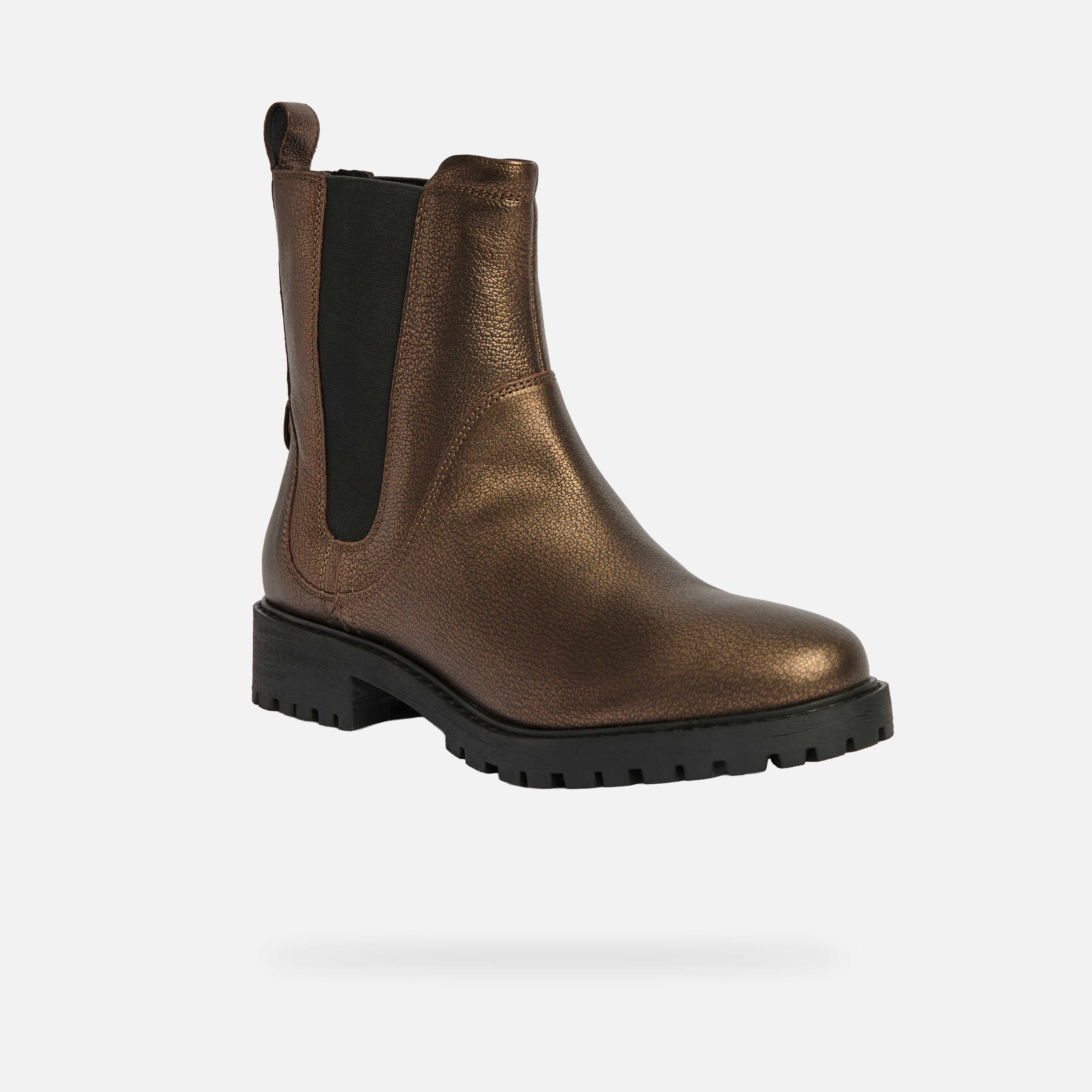 Gold Geox Hoara Women's Ankle Boots - Ladies