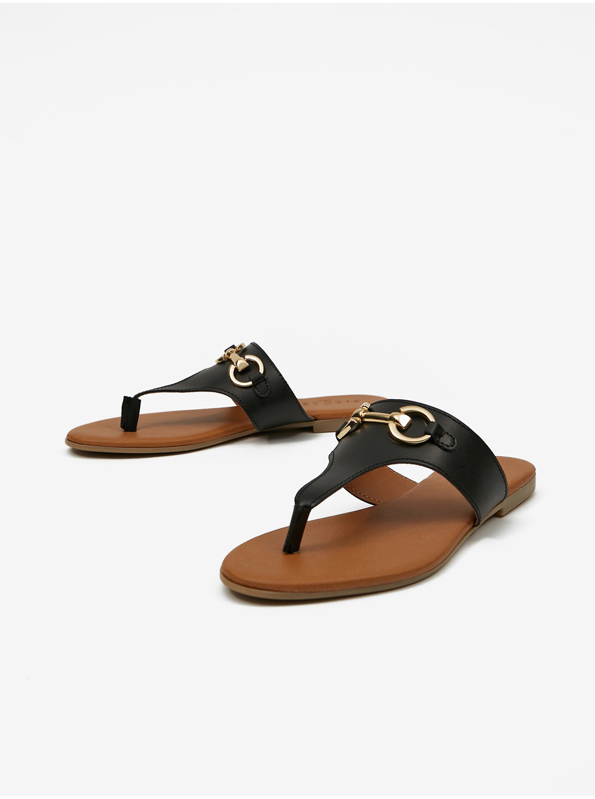 Slapi pentru femei Pieces - negru
