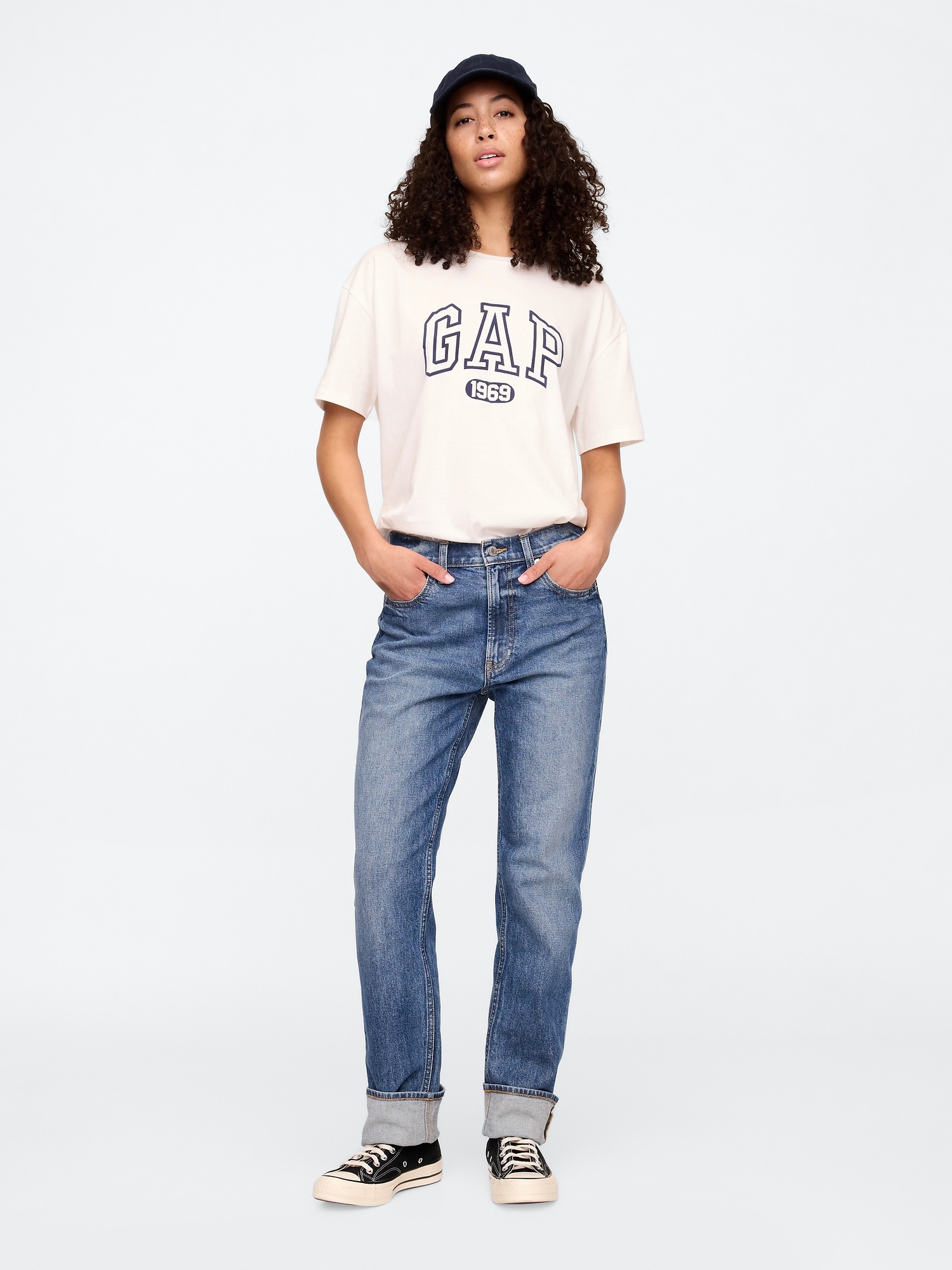 GAP Cotton T-shirt with logo - Women's