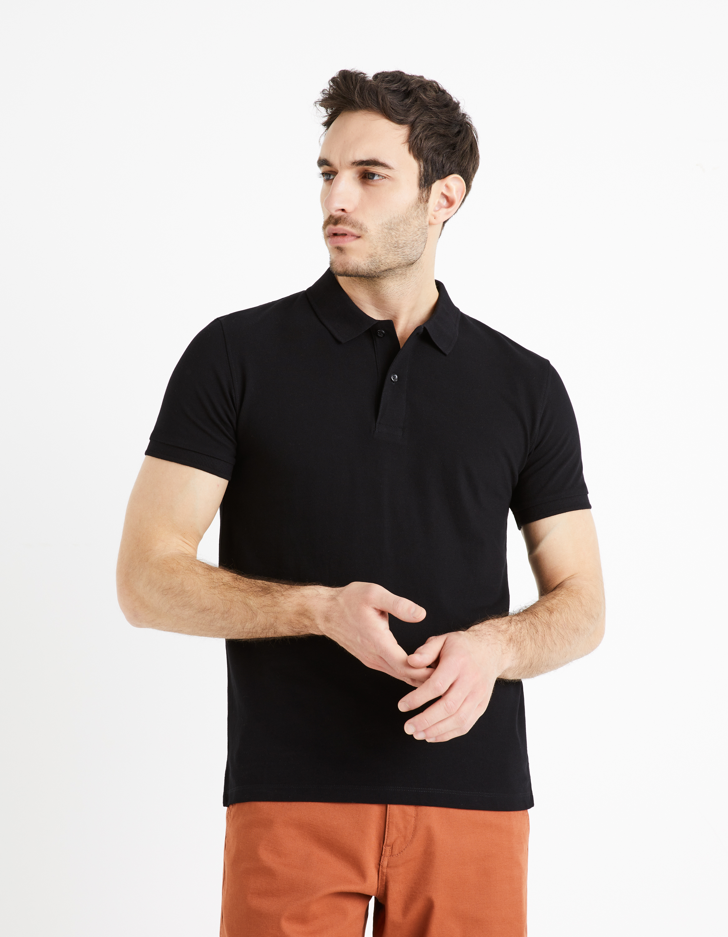 Tricouri pentru barbati Celio - negru