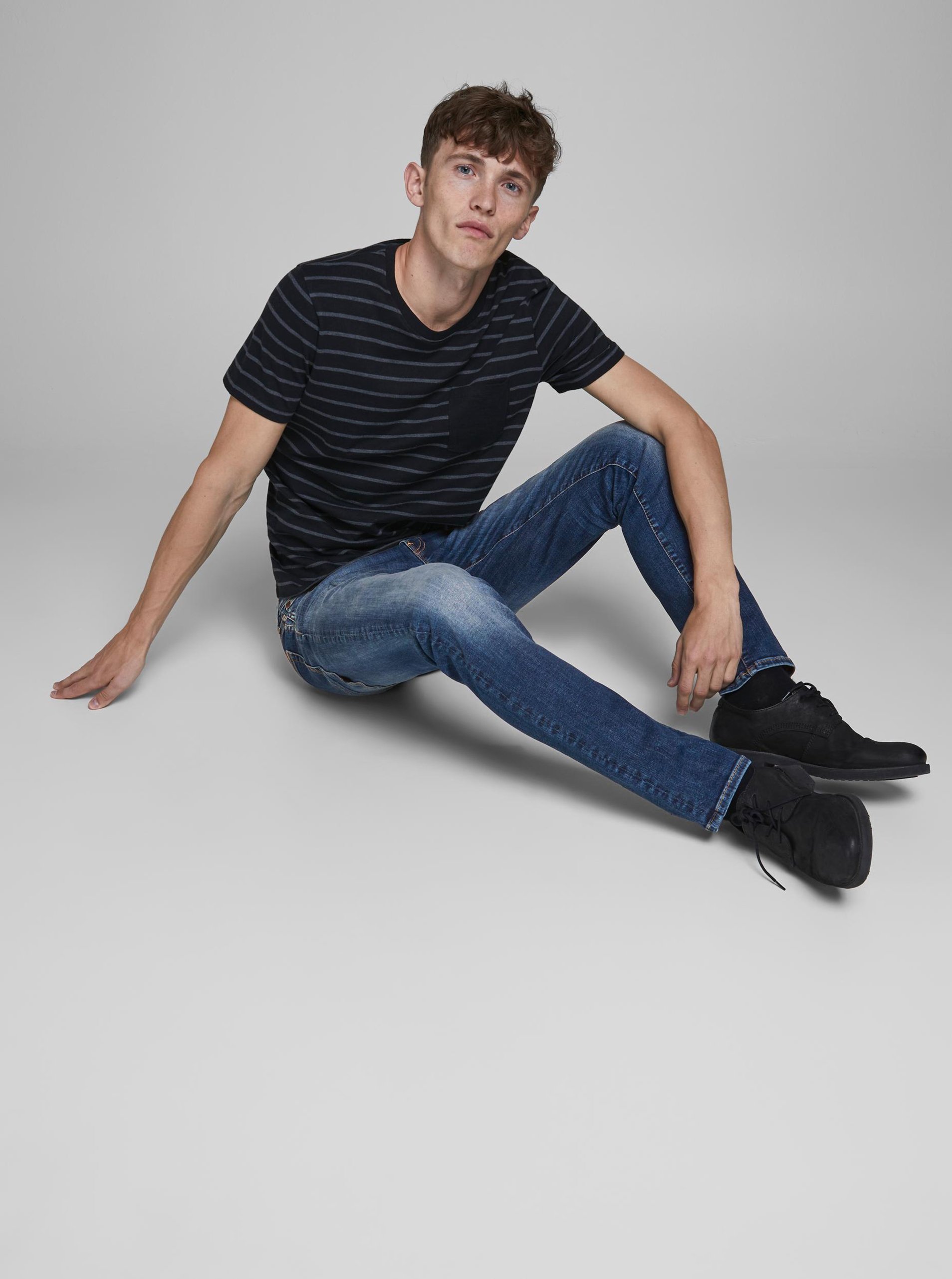 Slim fit pentru barbati Jack &amp; Jones - albastru