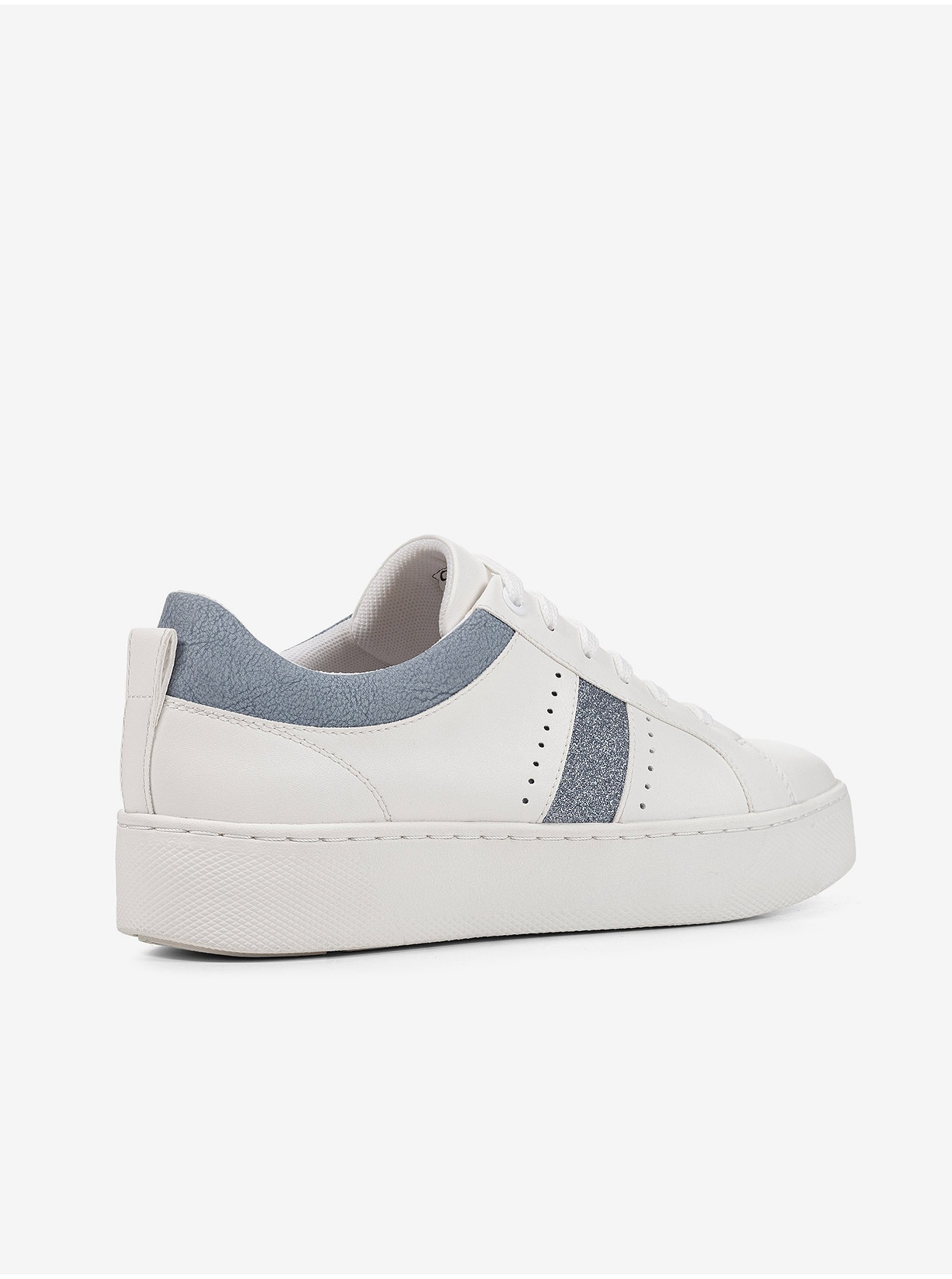 Pantofi sport si tenisi pentru femei Geox - alb, gri