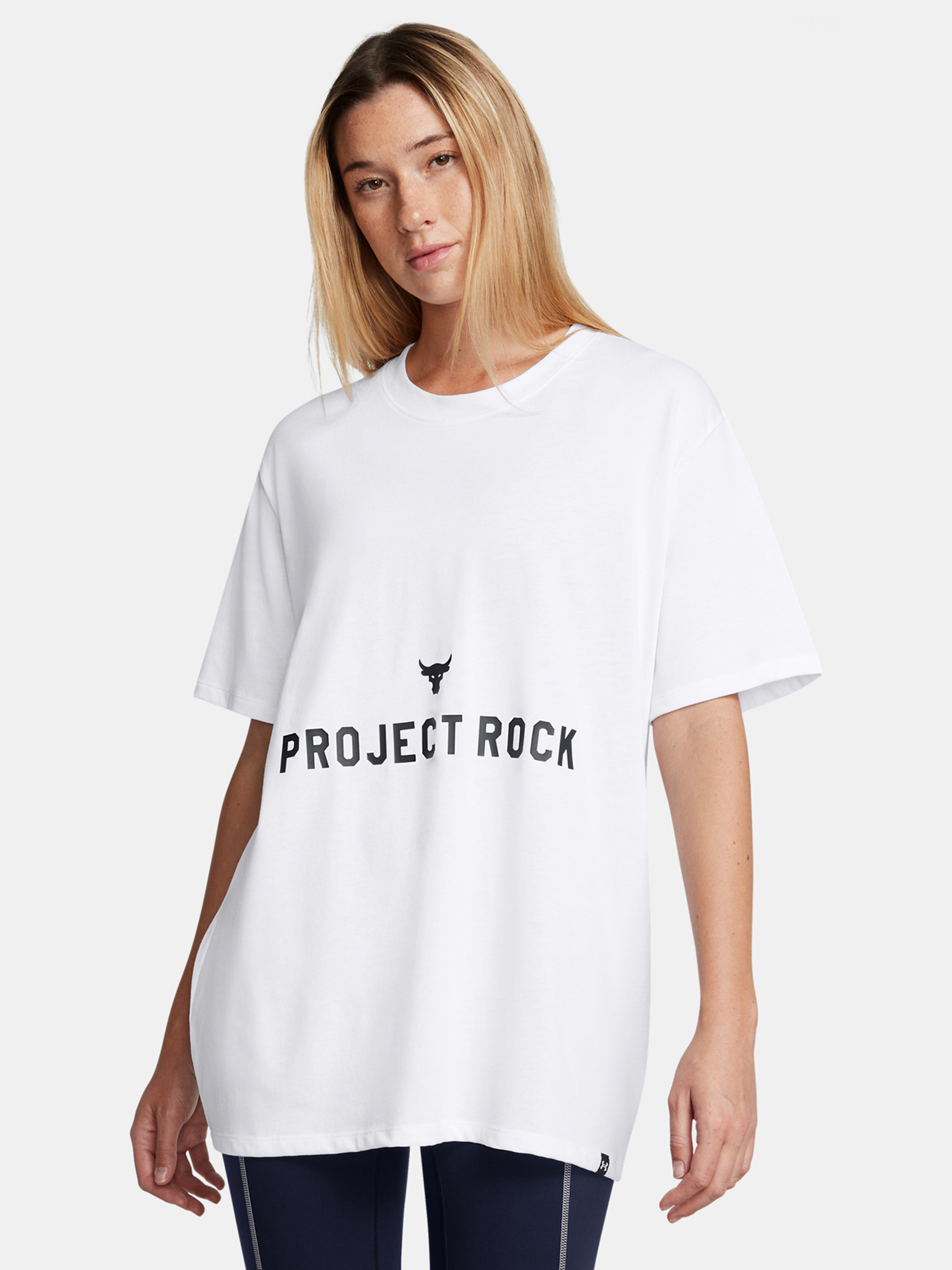 Under Armour T-shirt UA Pjt Rck W Campus T Q3-WHT - Women's