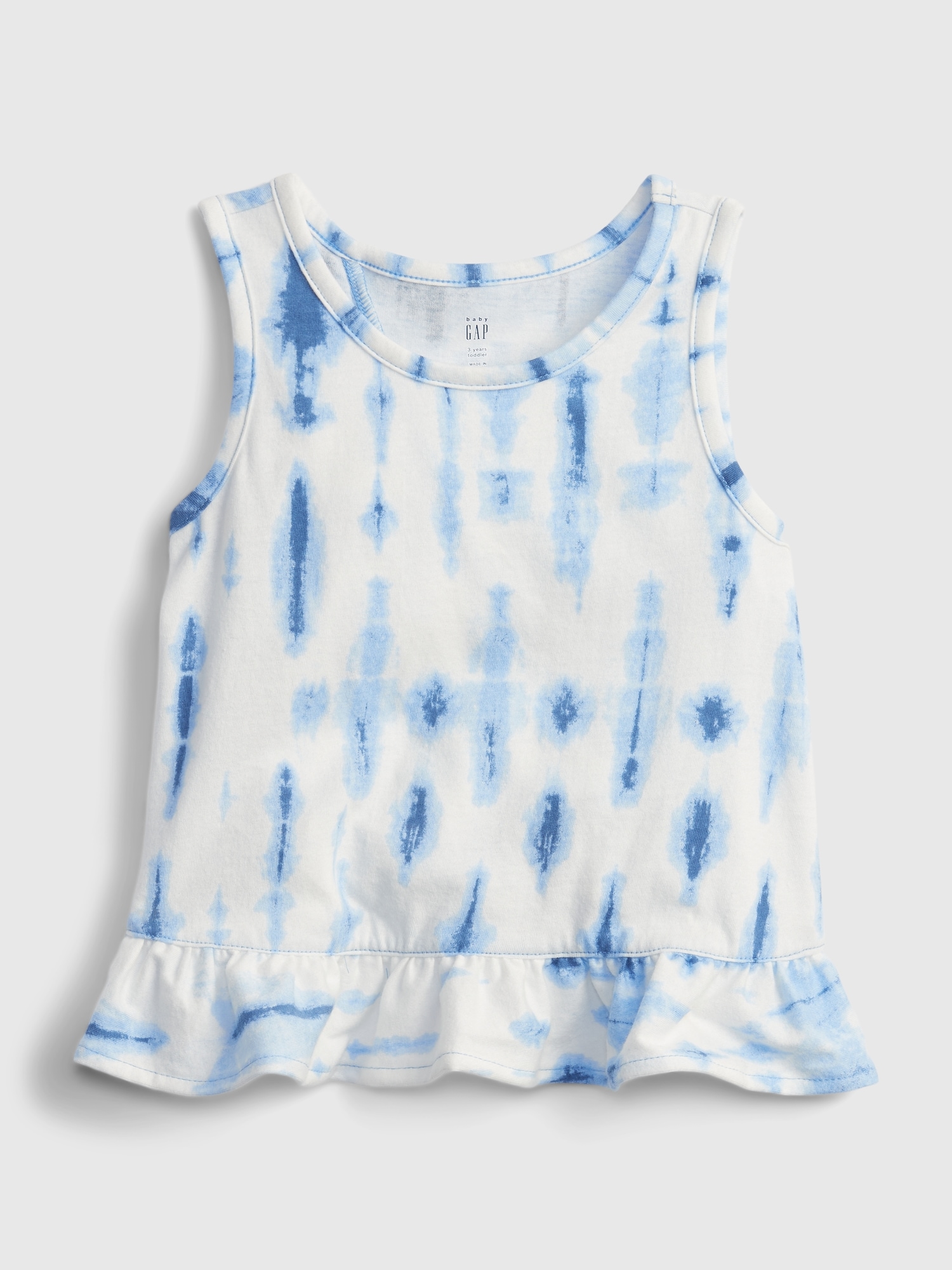 GAP Dětský Top Split Ruffle Tank