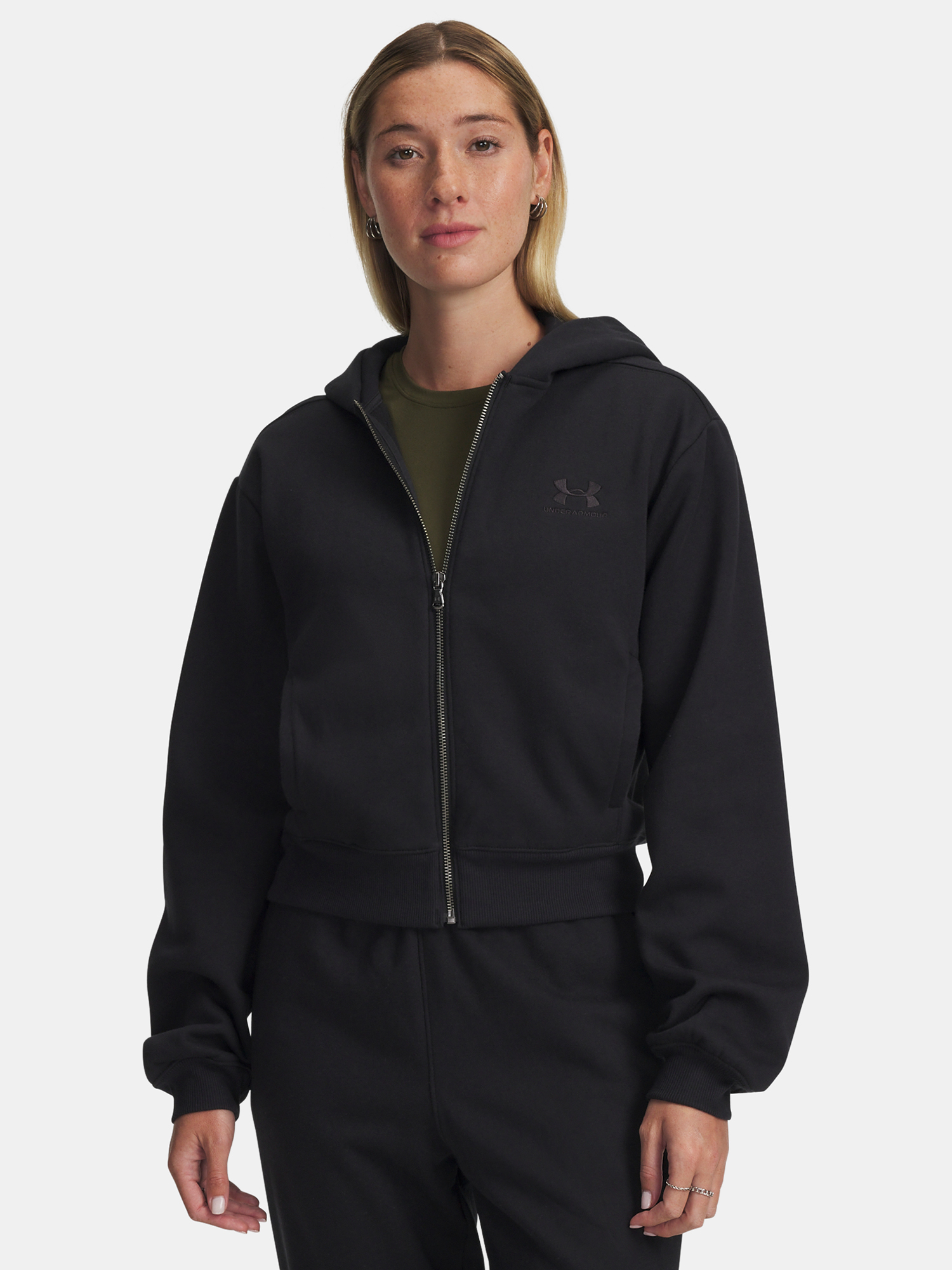 Under Armour UA Icon Vida Flc FZ-BLK Women's Sweatshirt - Women's