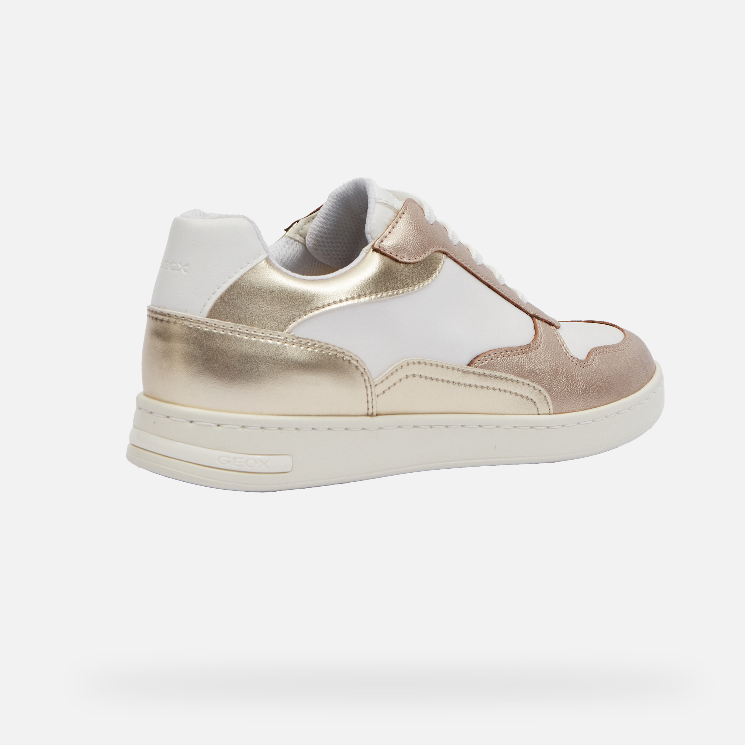 White women's sneakers Geox Jaysen - Women's