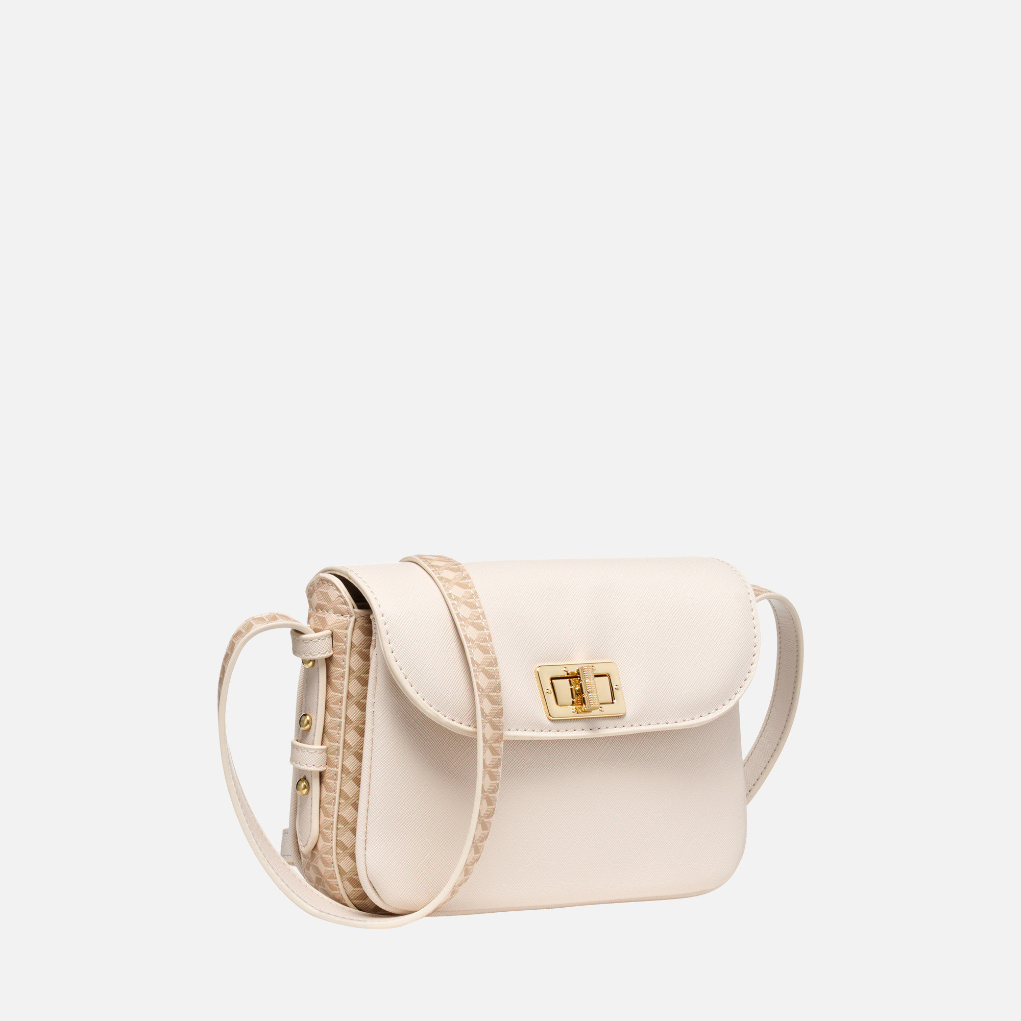 Cream women&#039;s handbag Geox Kleopy - Women&#039;s