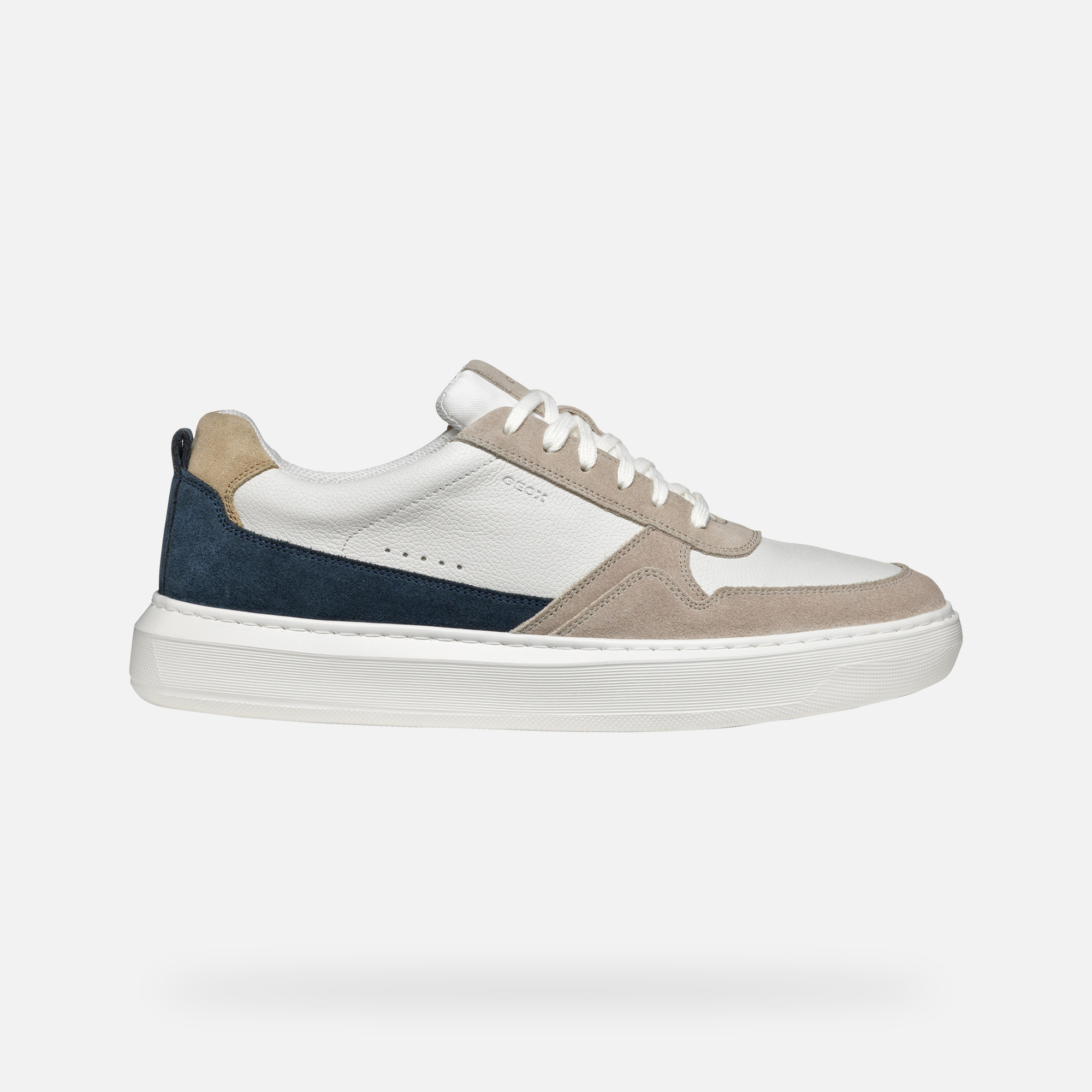 Beige men's sneakers Geox Deiven - Men's