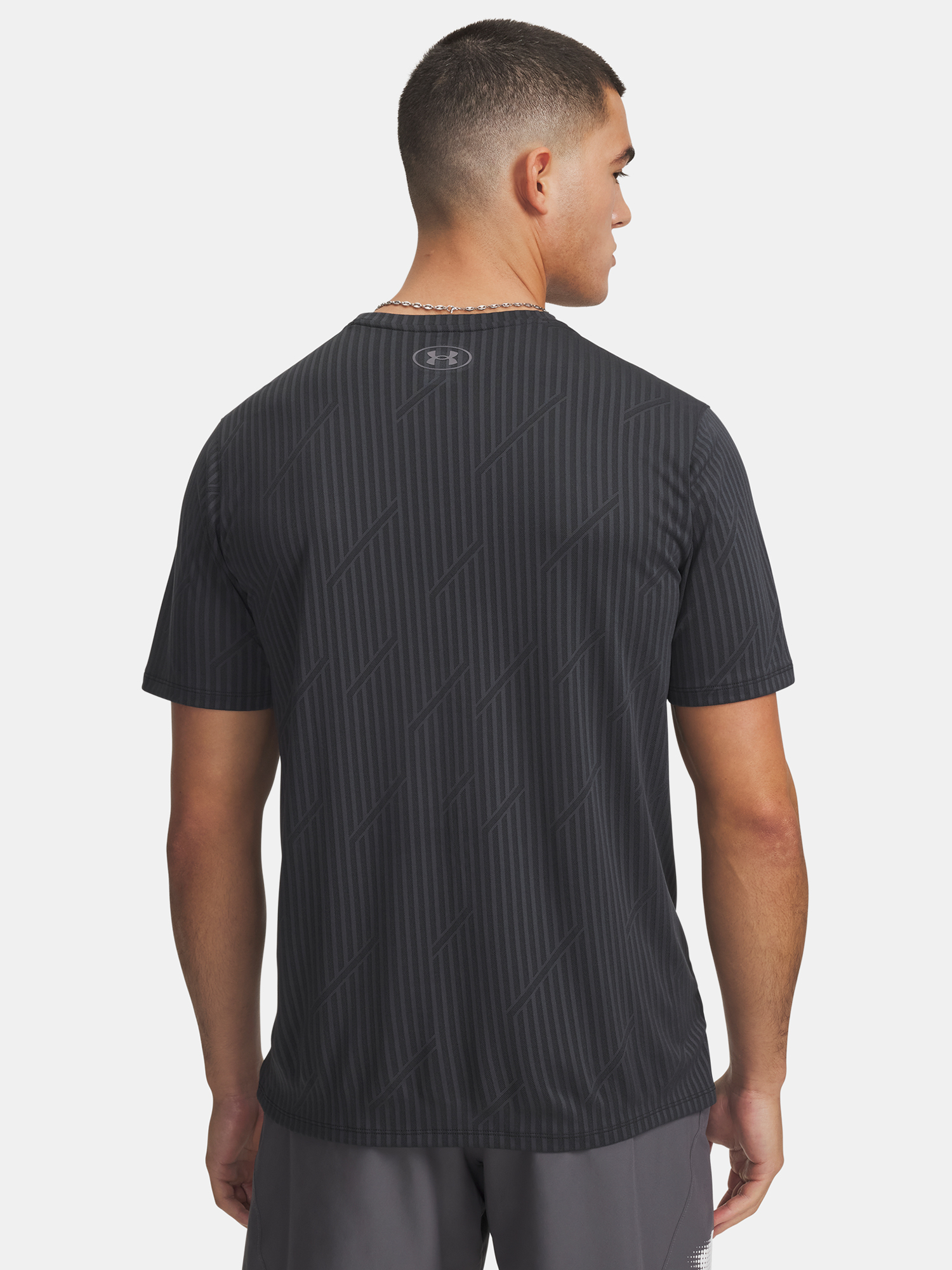 Men's T-shirt Under Armour UA Tech Vent Jacquard-BLK - Men's