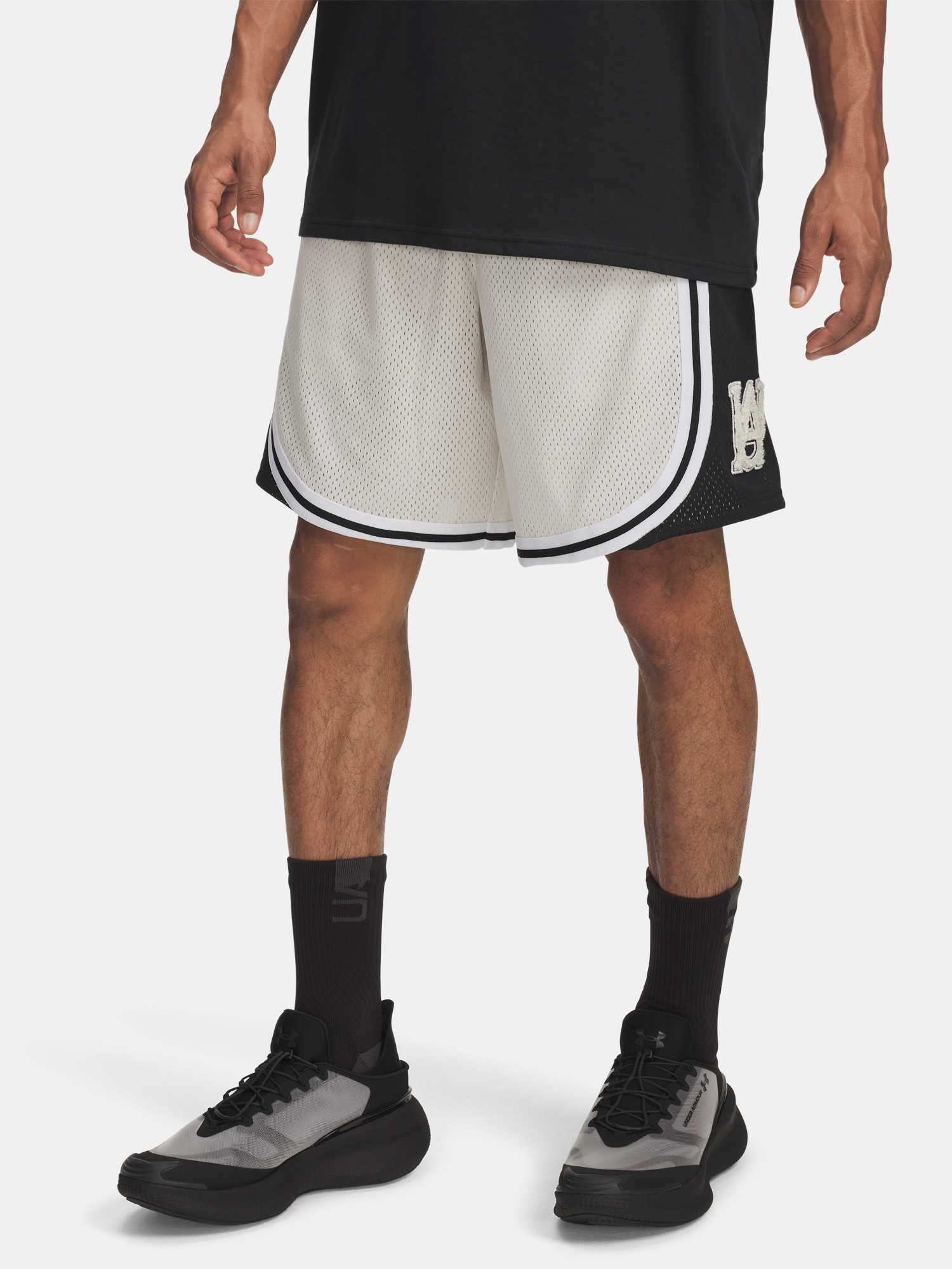 Mens shorts Under Armour UA M Courtside Short-WHT - Mens