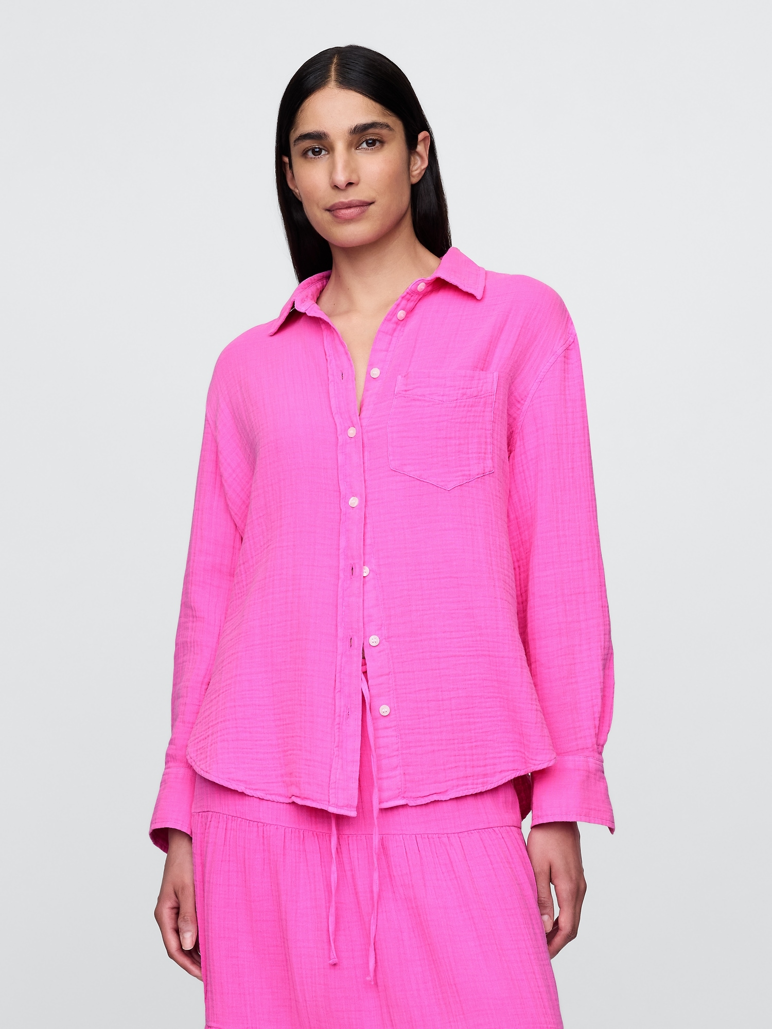 GAP Muslin oversize shirt - Womens