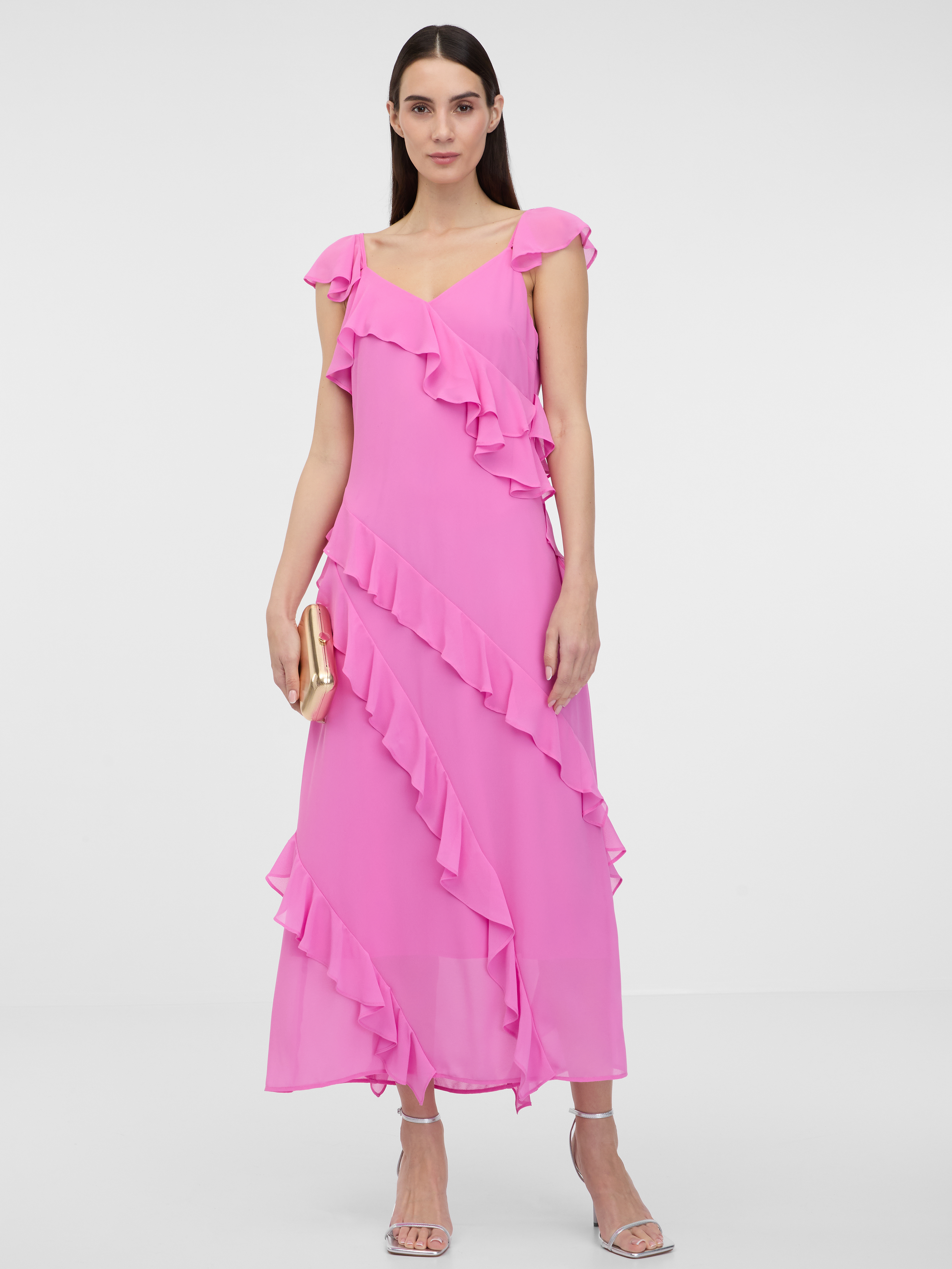 Orsay Pink Womens Maxi Dress - Womens