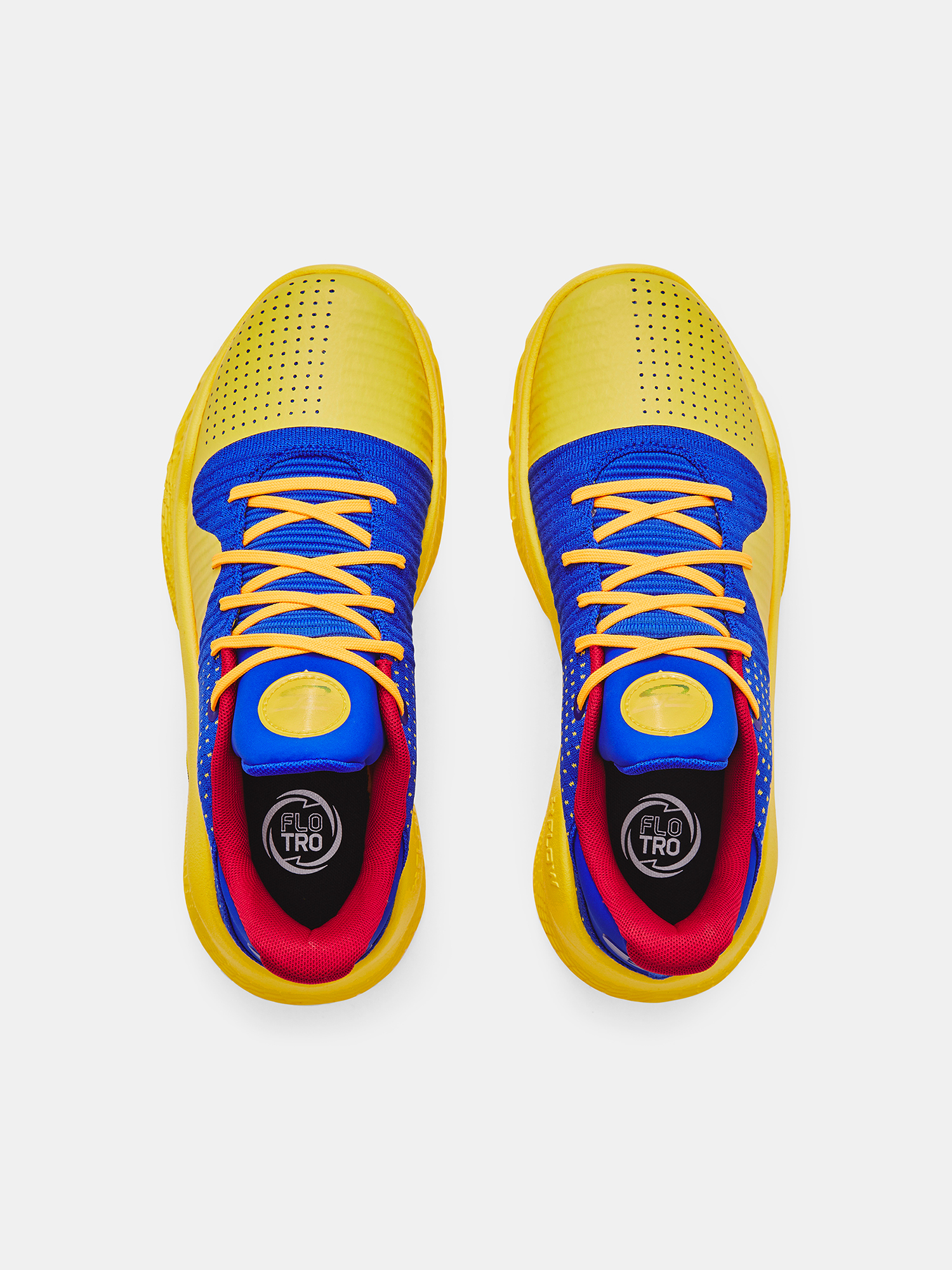 Under Armour Shoes CURRY 4 LOW FLOTRO-BLU - unisex