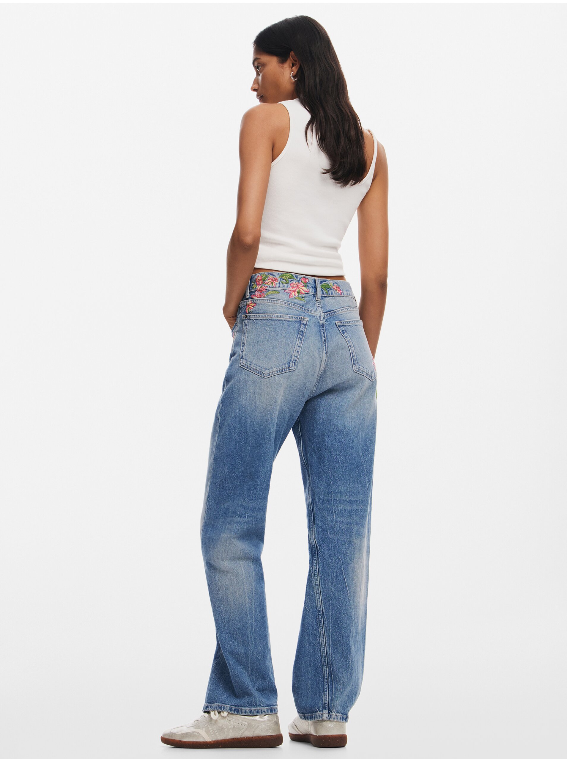 Women&#039;s straight jeans Desigual Carina - Women