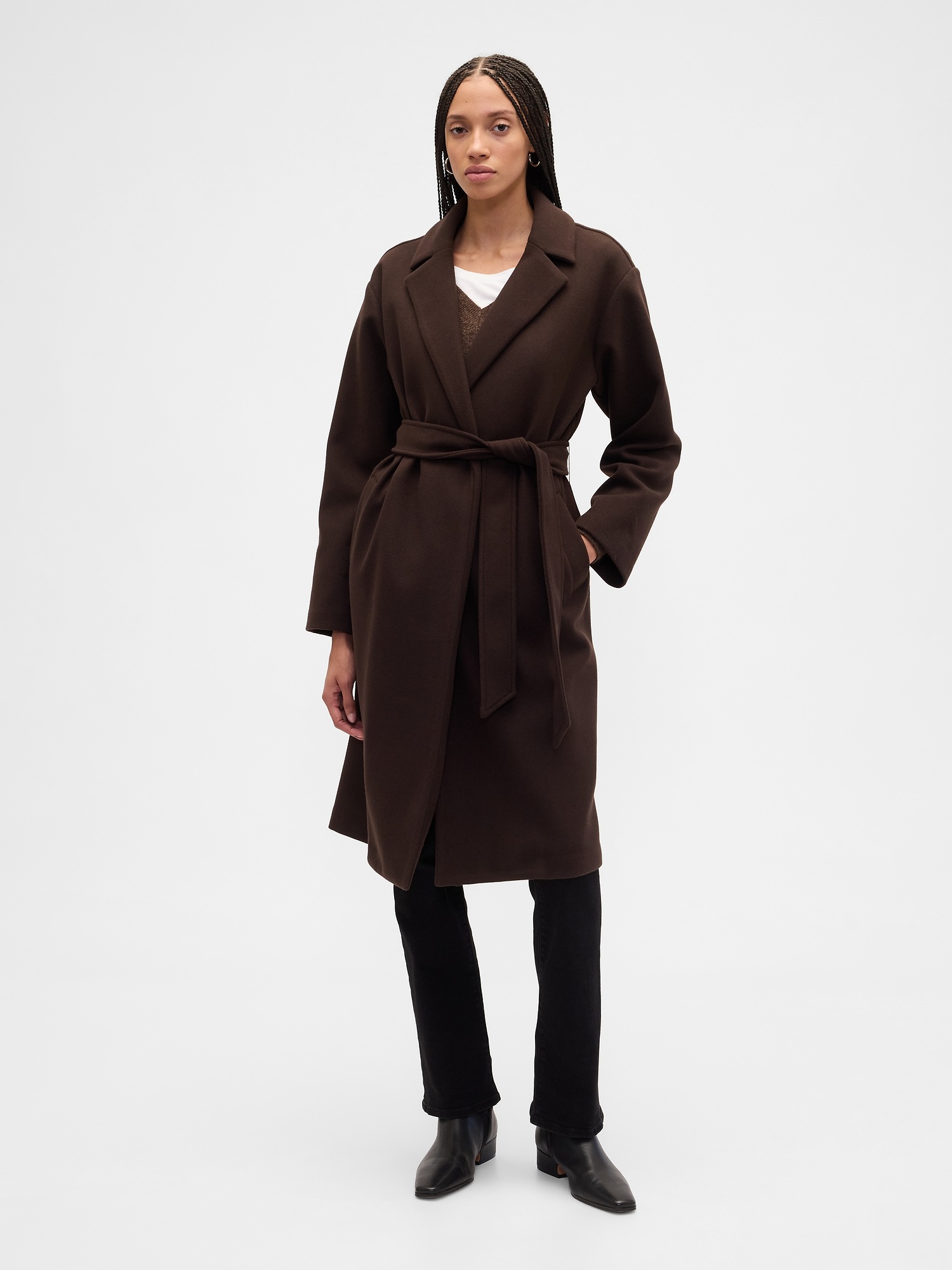 GAP Tie Coat - Women's