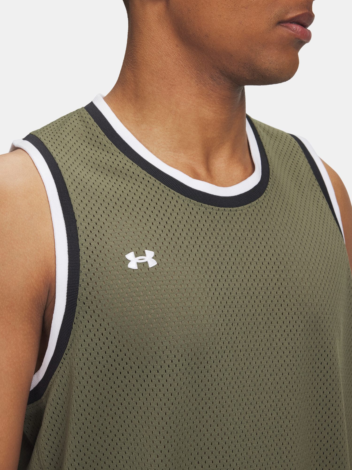 Men's Under Armour UA Zone Pro Mesh Tank Top-GRN - Mens