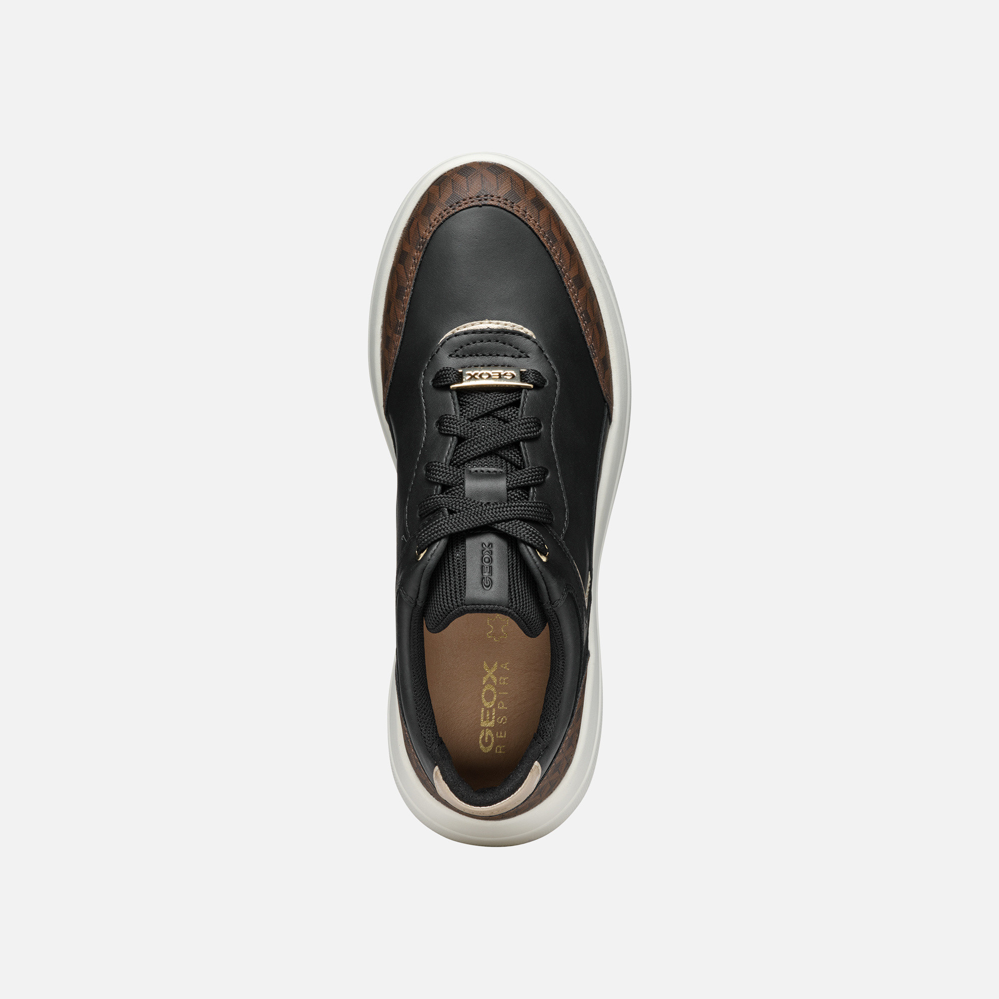 Black women's sneakers Geox Spherica Ecub-3 - Women's