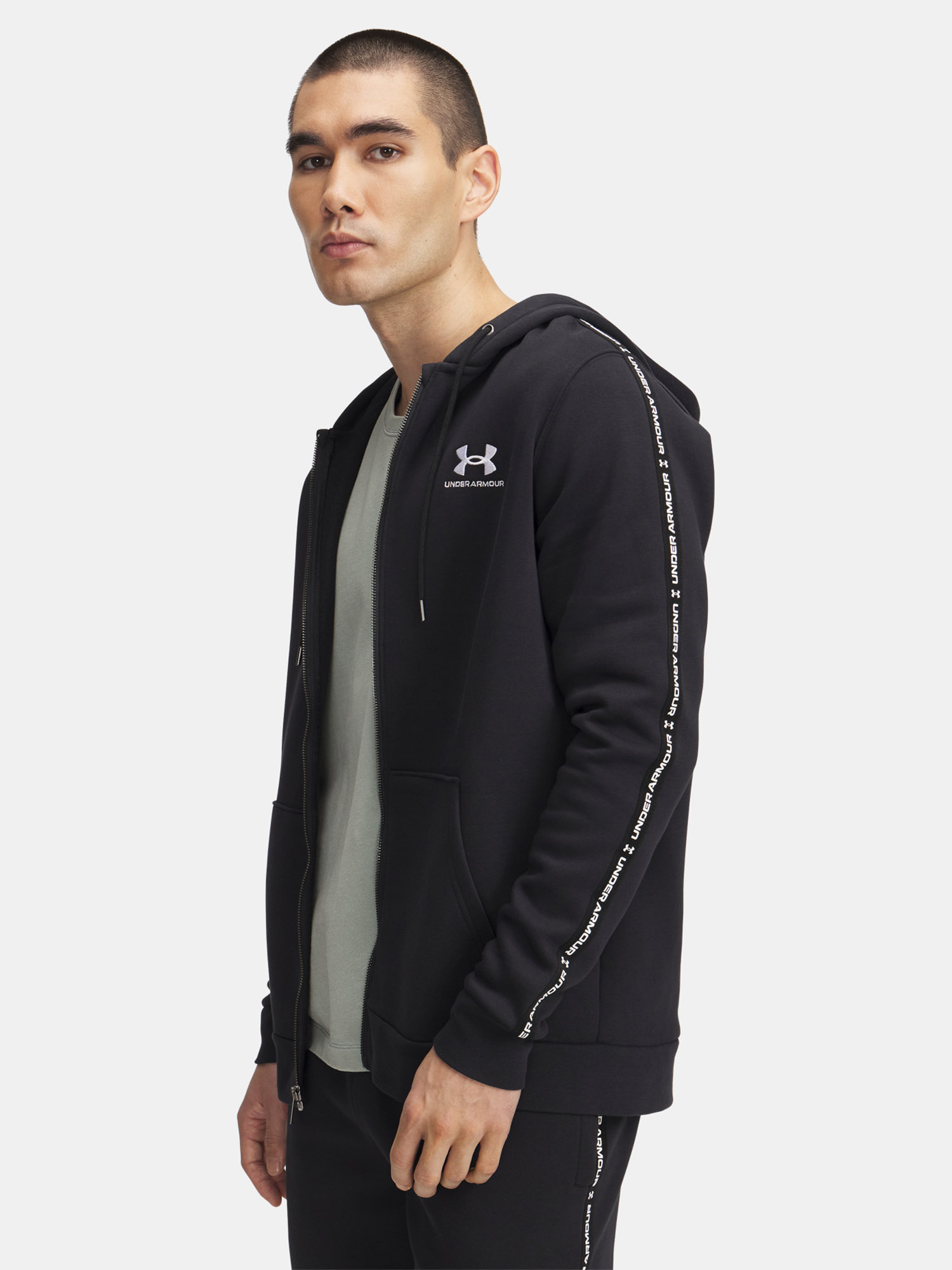 Men's sweatshirt Under Armour UA Icon Fleece FZ Taping - Men's
