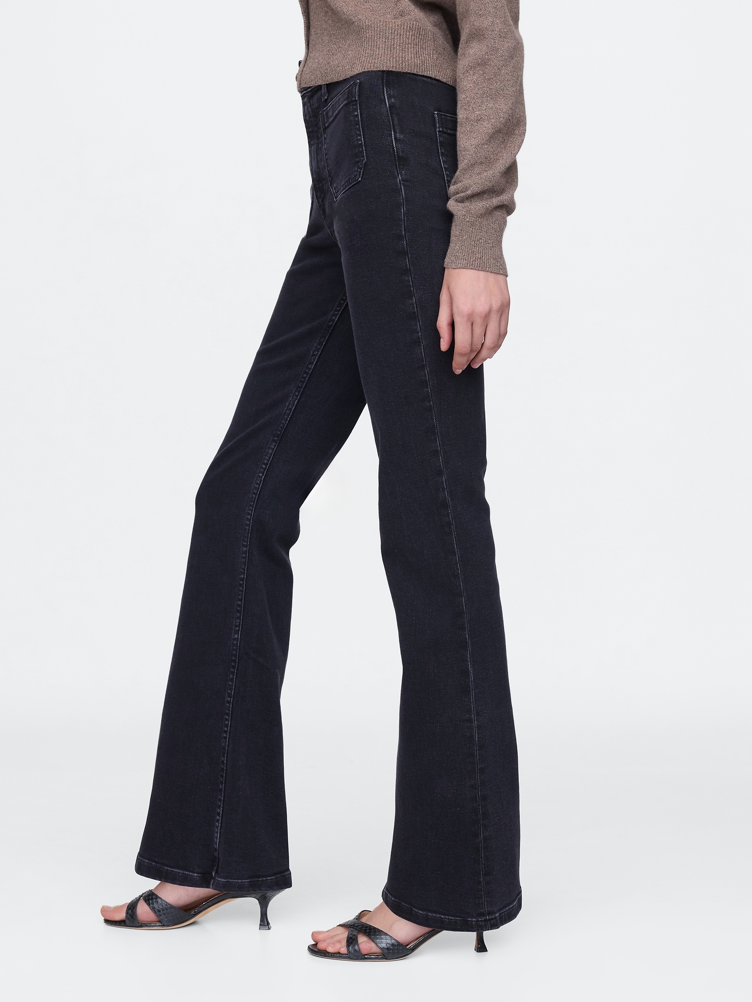 GAP Jeans High Rise '70s Flare - Ladies