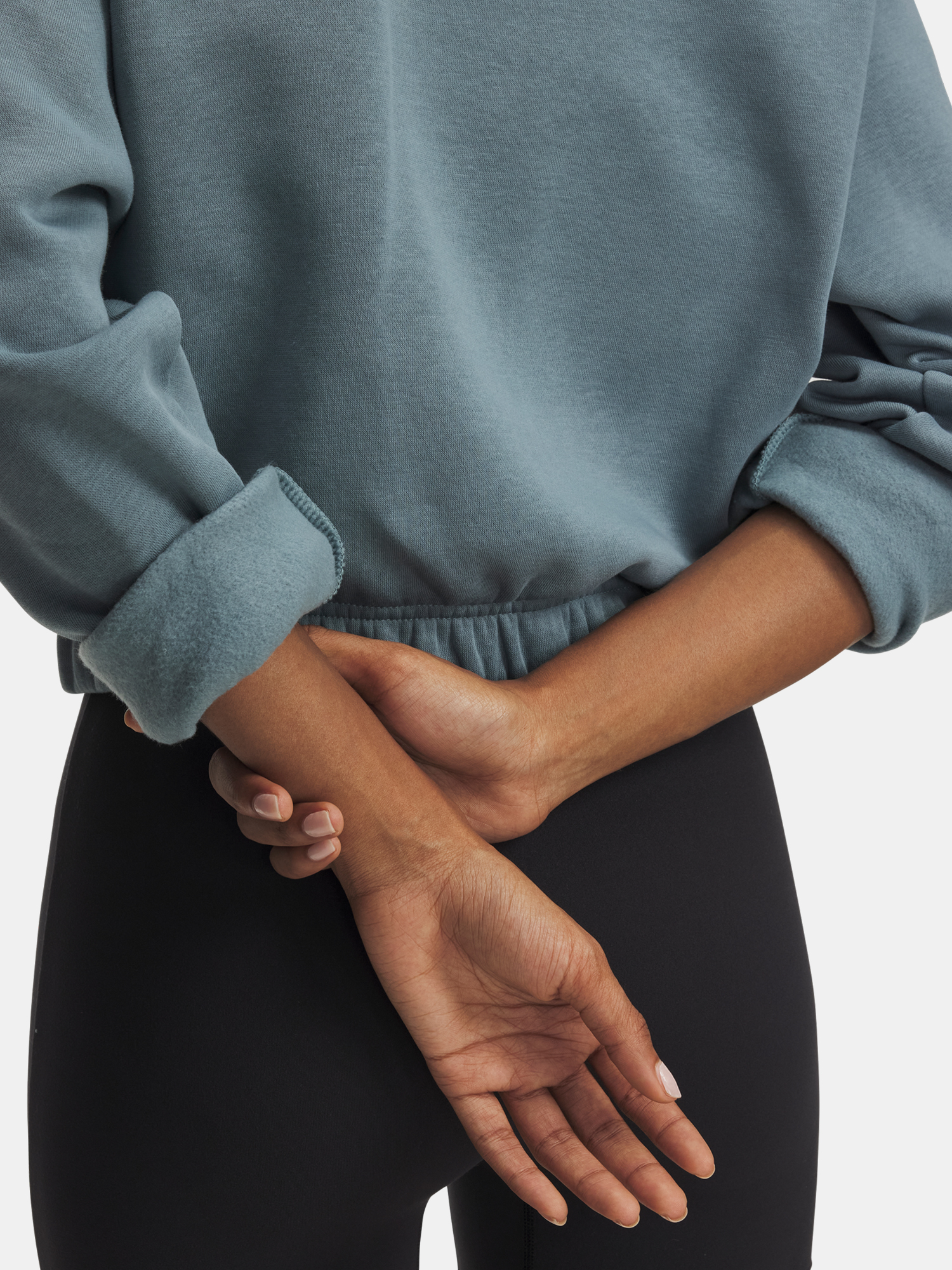 Under Armour UA Rival Fleece Piped Crew-BLU Women's Sweatshirt - Women's