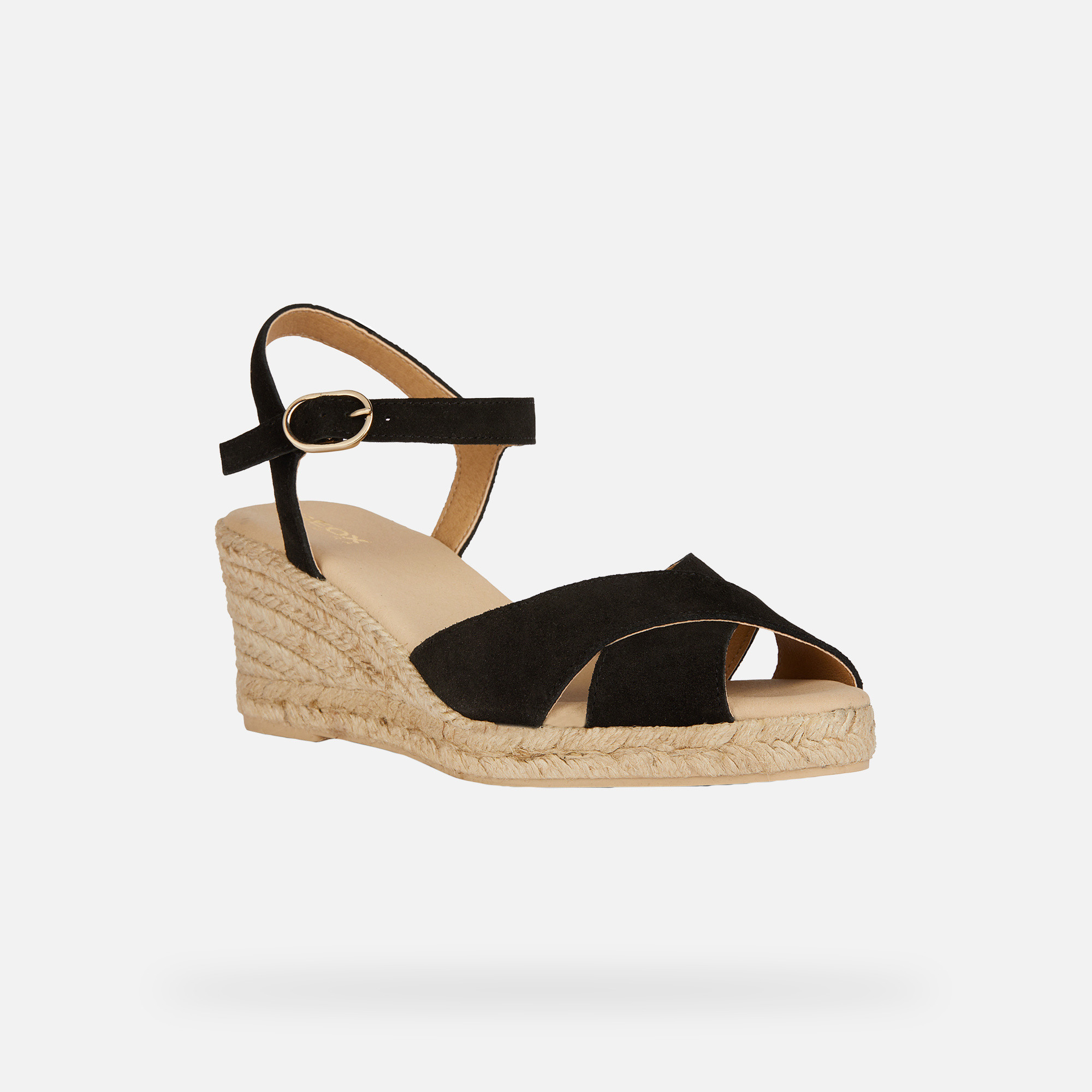 Black women's sandals Geox Gelsa Low - Women's