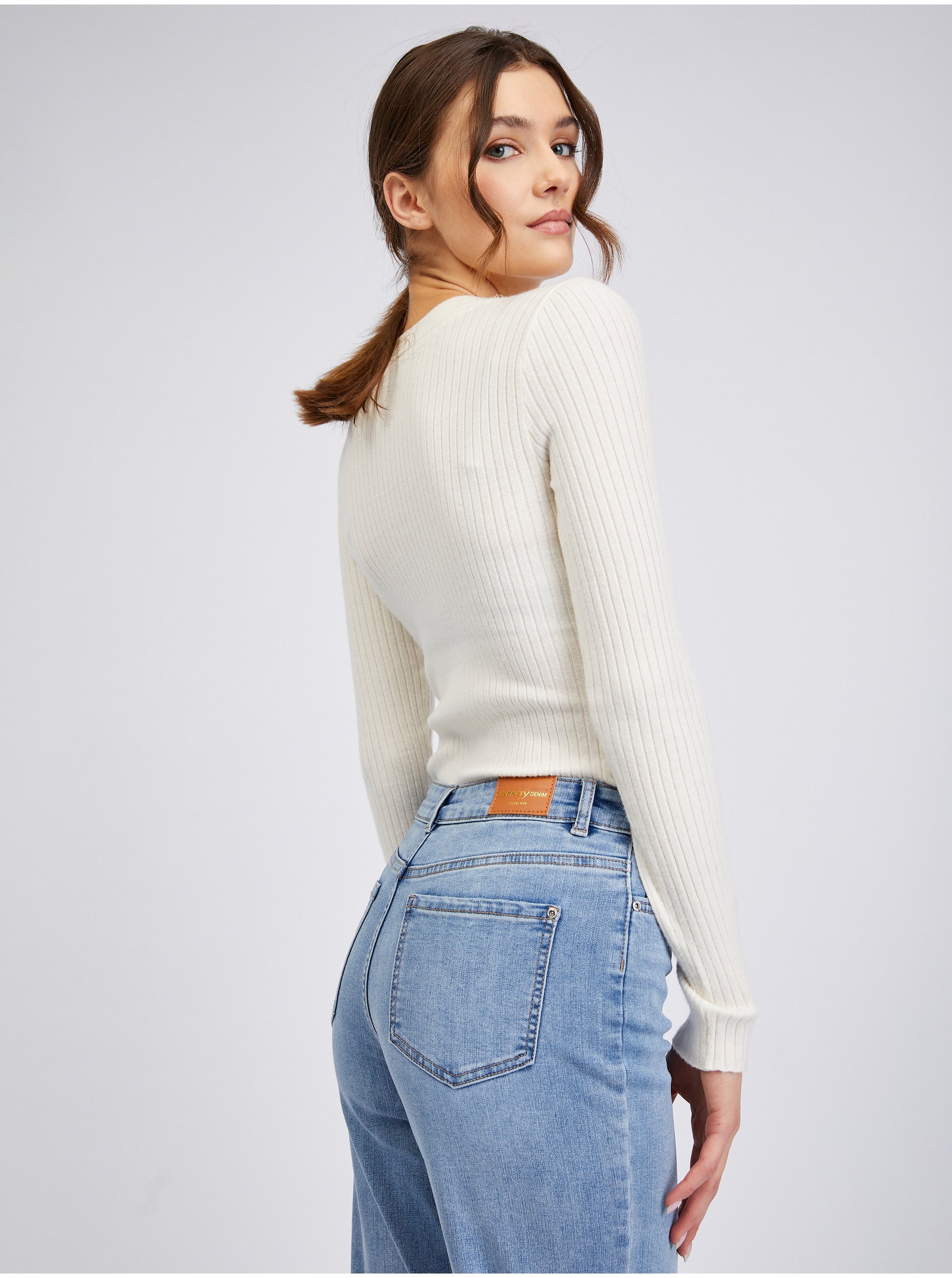 Orsay Light blue women's mom fit jeans - Women's