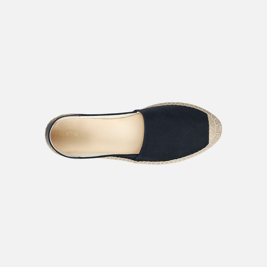 Black women's slip-on Geox Lampedusa C - Women's