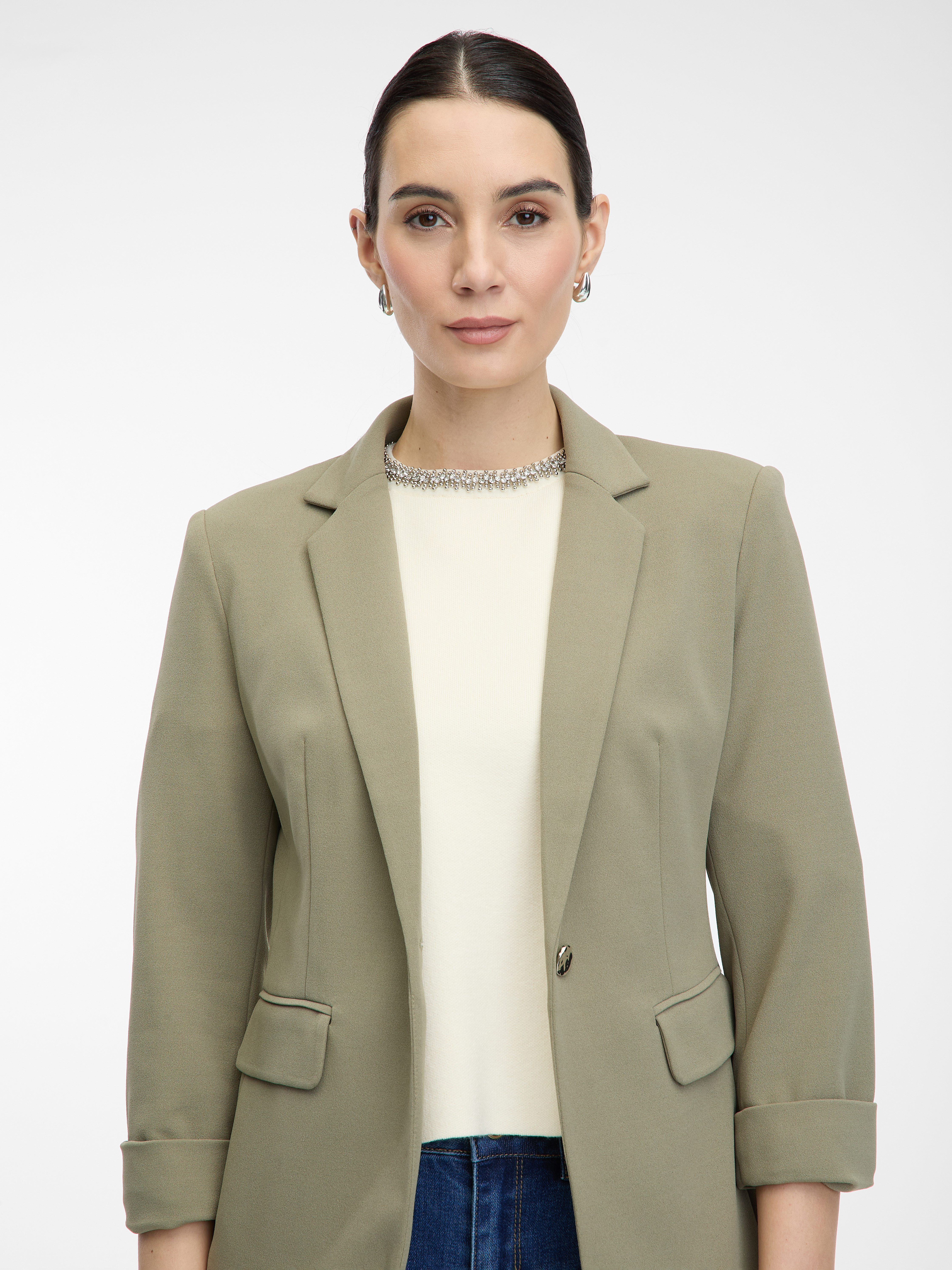 Khaki women&#039;s blazer ORSAY - Women&#039;s