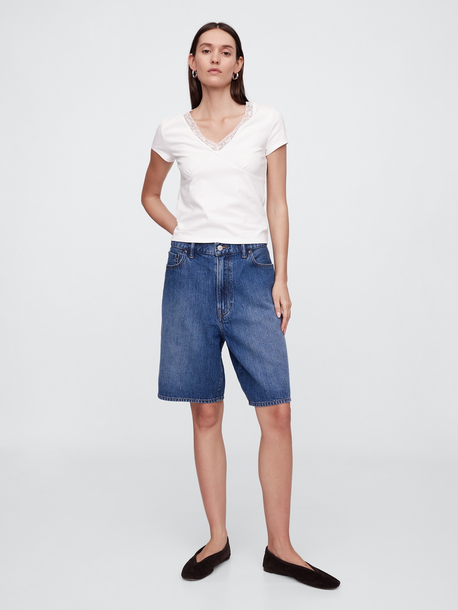 GAP T-shirt with lace - Women's